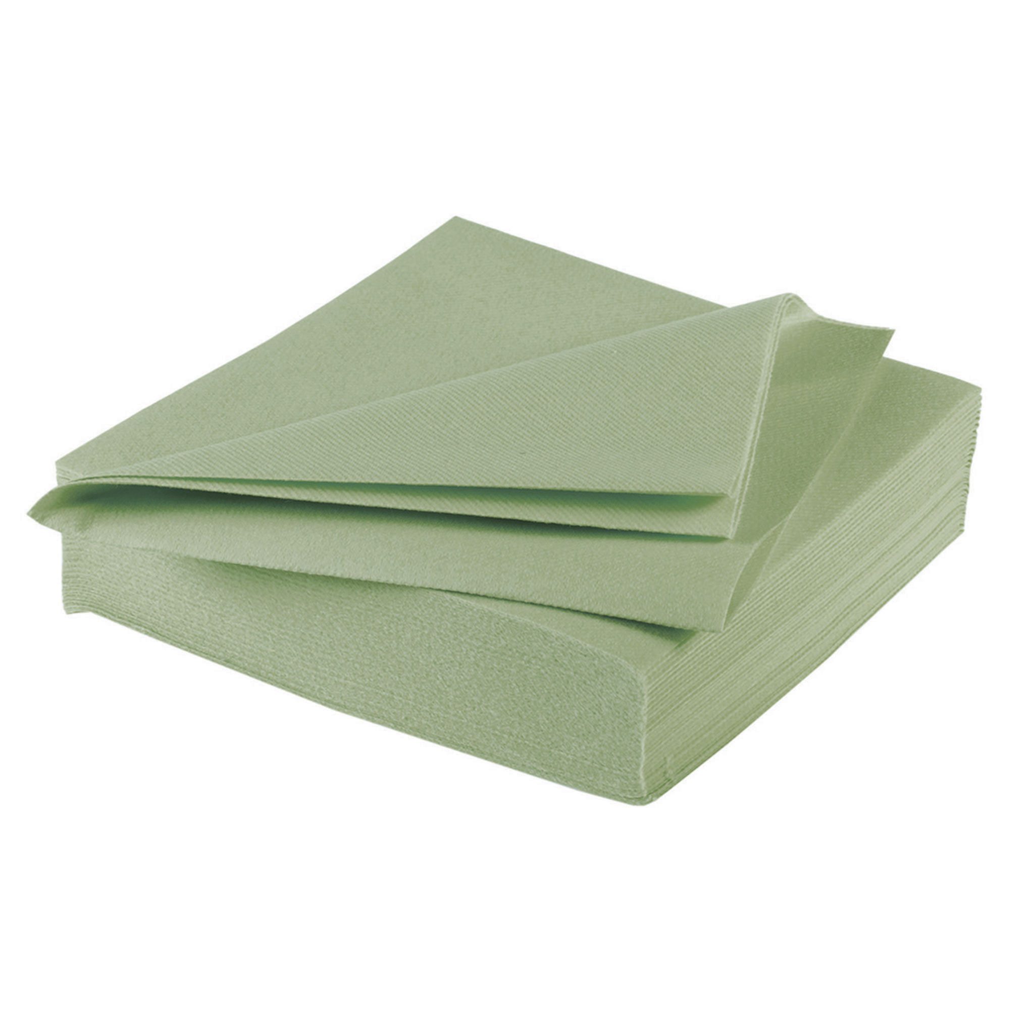 AVA Papierserviette, Servietten stoffähnlich 40x40cm 25 Stück Eukalyptus