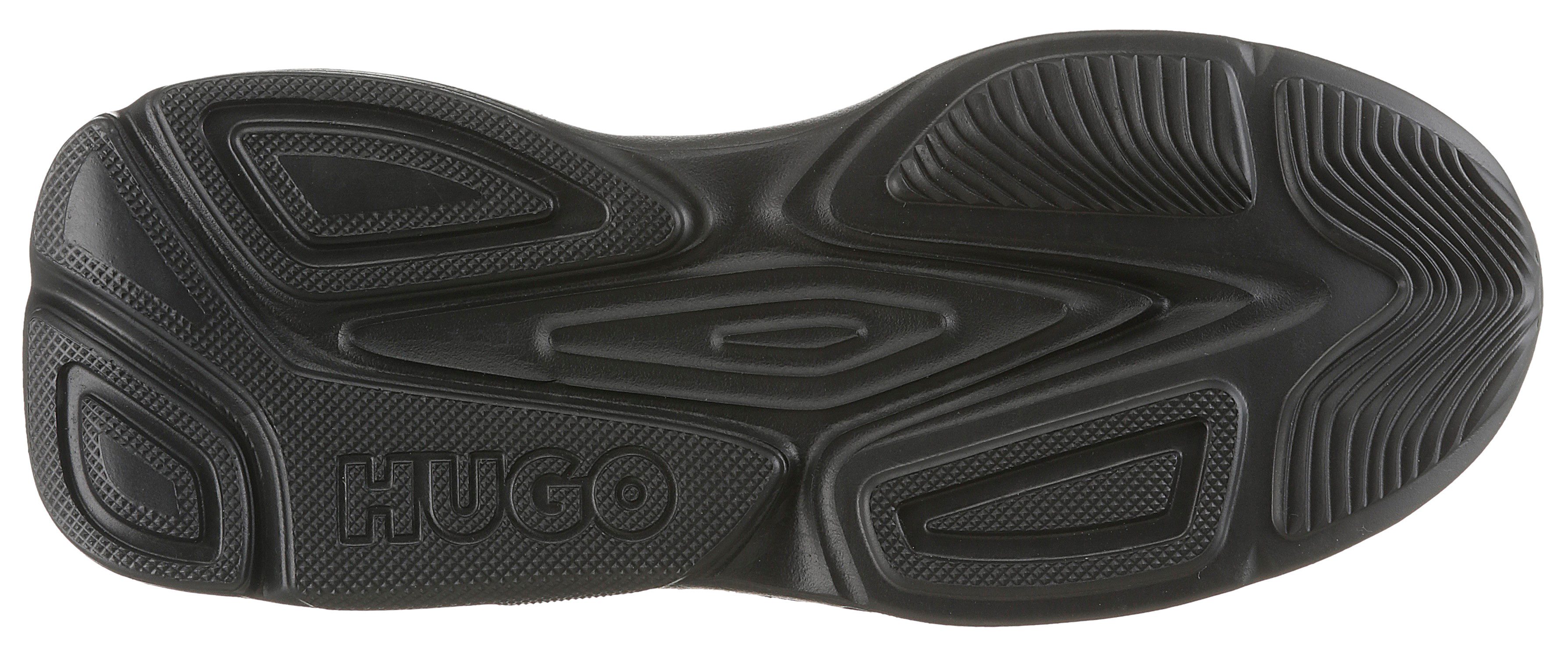 HUGO Leon_runn Sneaker Trend Runnersneaker, Schlupfschuh mit aufgesetzter Schnürung