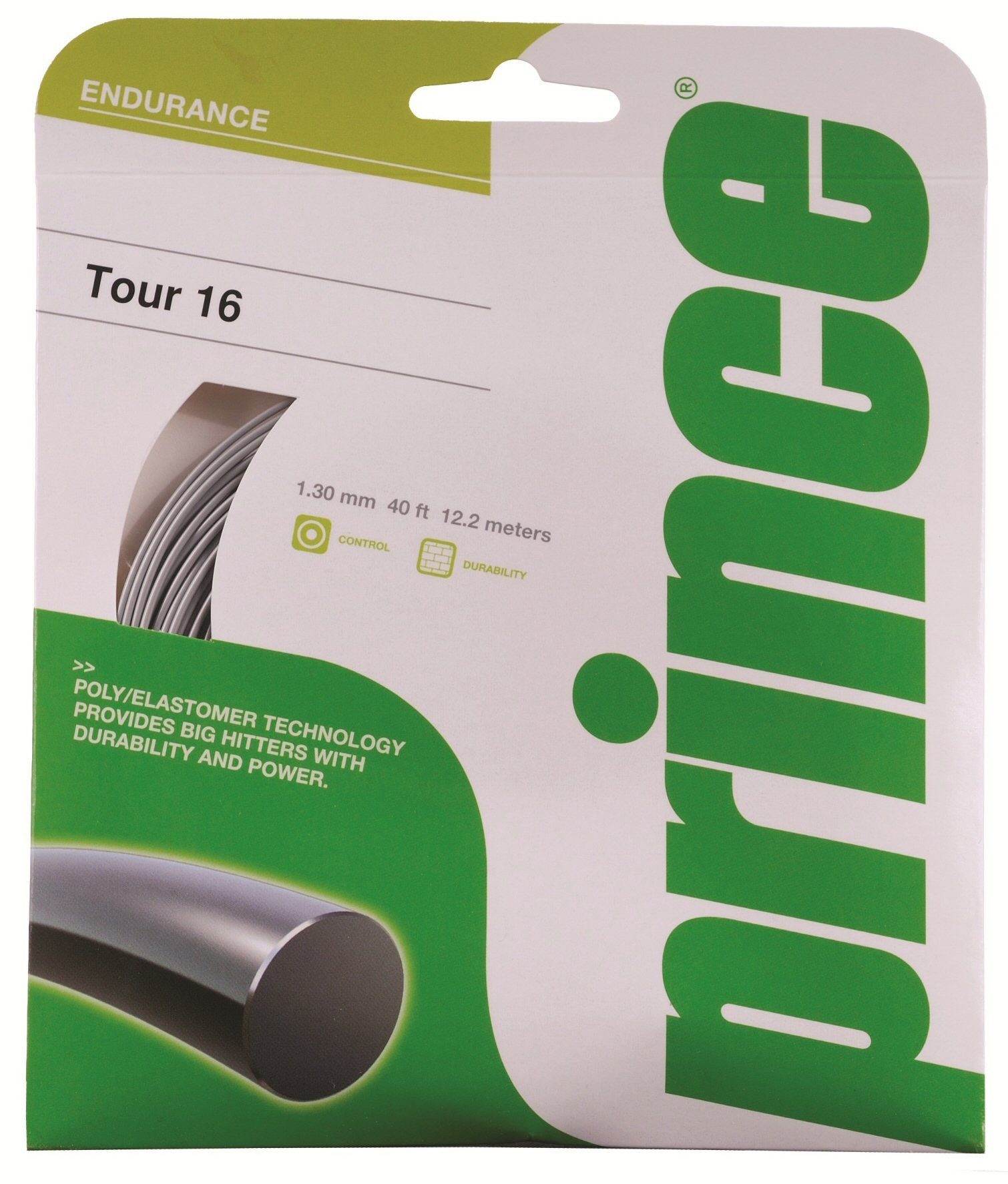 Tennissaite Tour 1.25 silber 12m Set