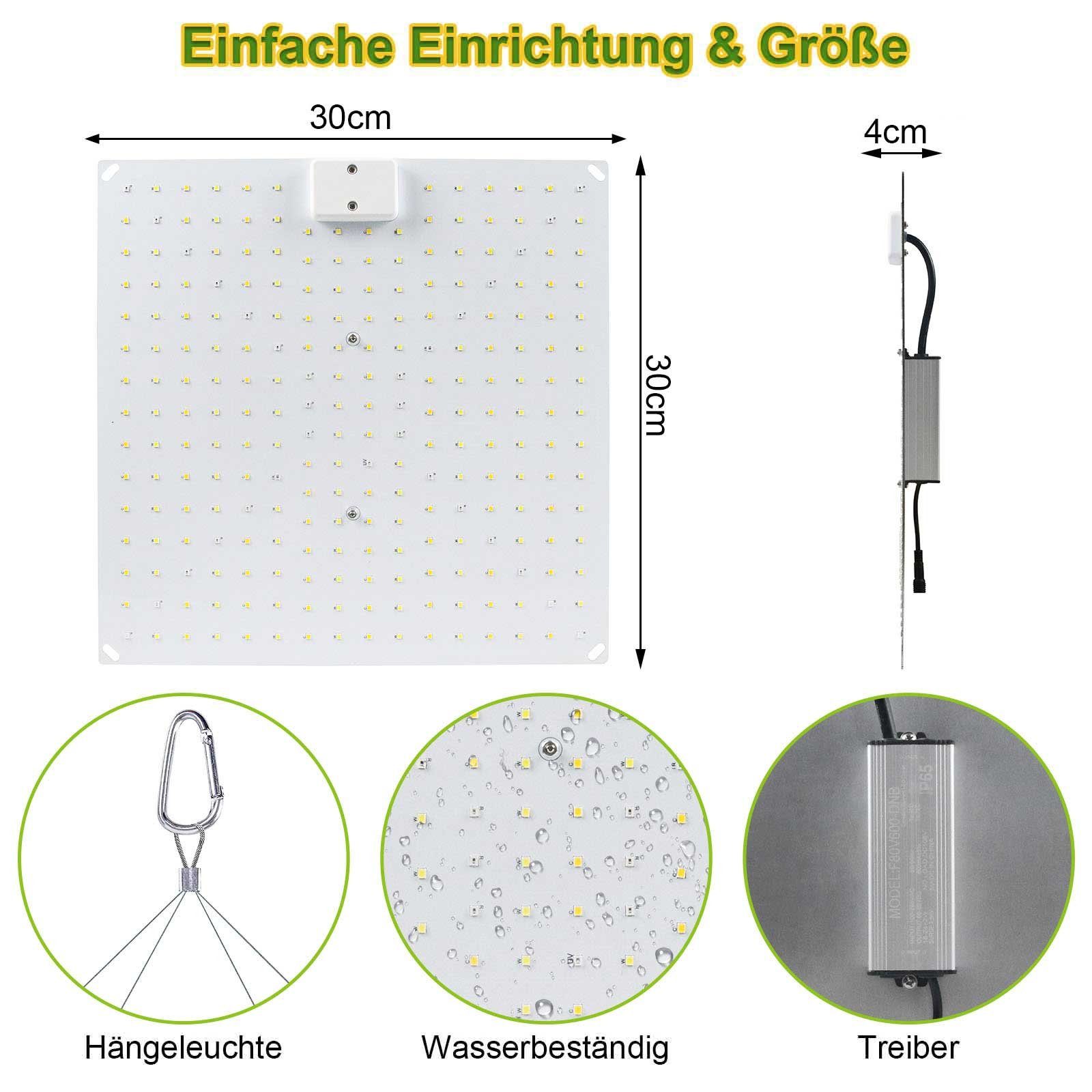 Sunicol Pflanzenlampe Vollspektrum Pflanzenlicht, Zimmerpflanzen Blumen günstig online kaufen