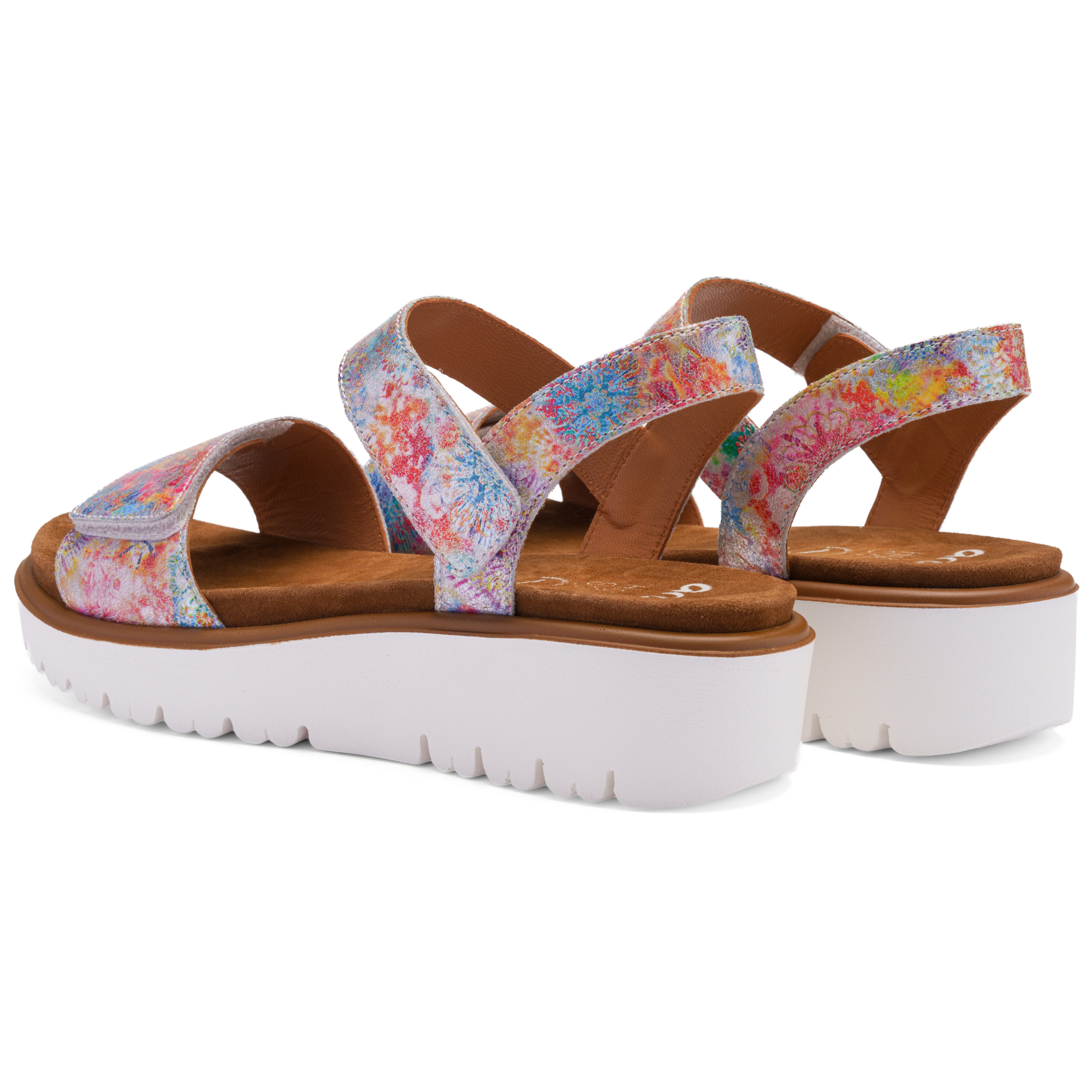 Ara BILBAO Keilsandalette, Sommerschuh, Sandale, Keilabsatz, Klett, Weite G günstig online kaufen