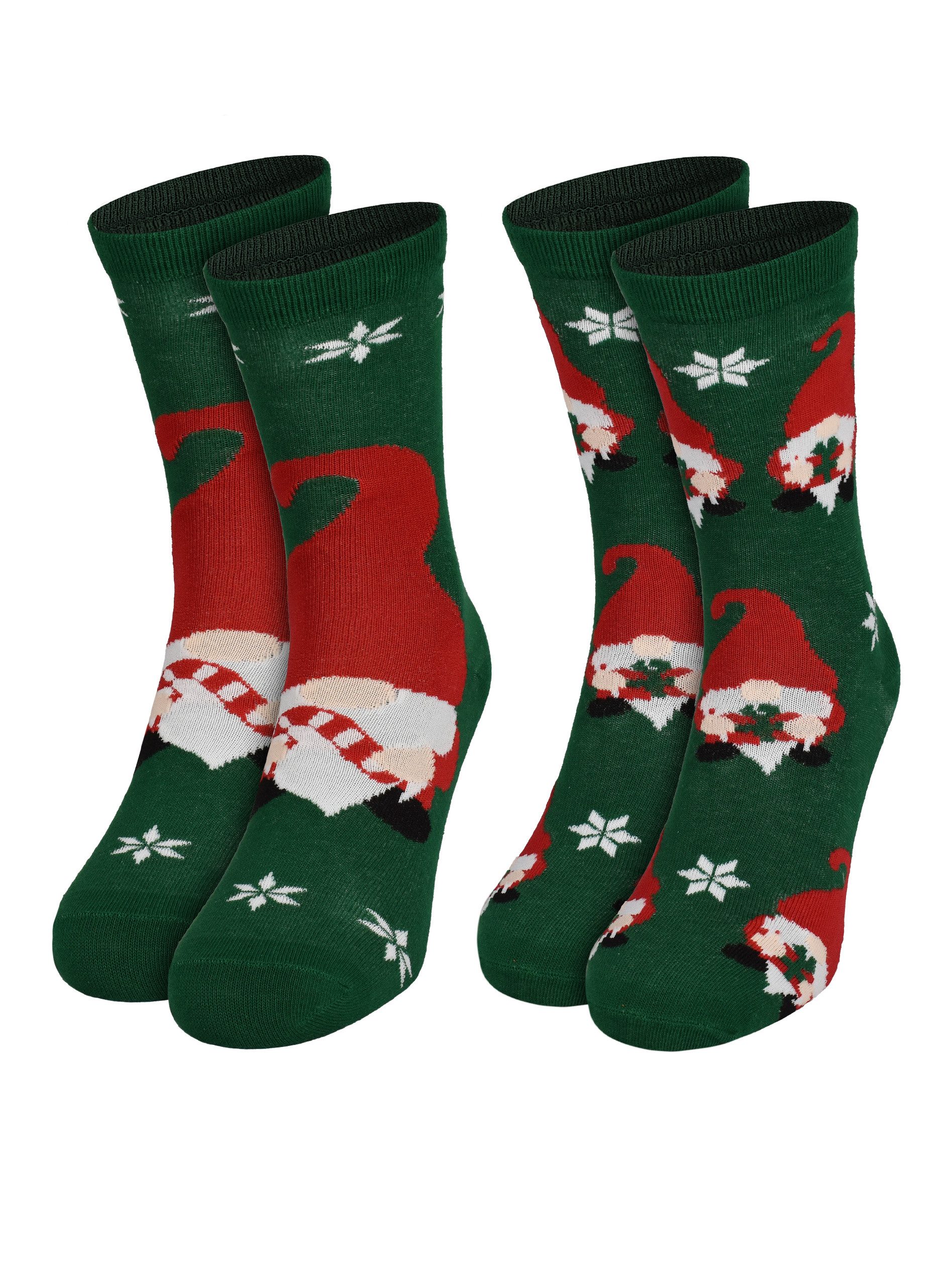 United Labels® Socken Wichtel Winter Weihnachtssocken (2er Pack)