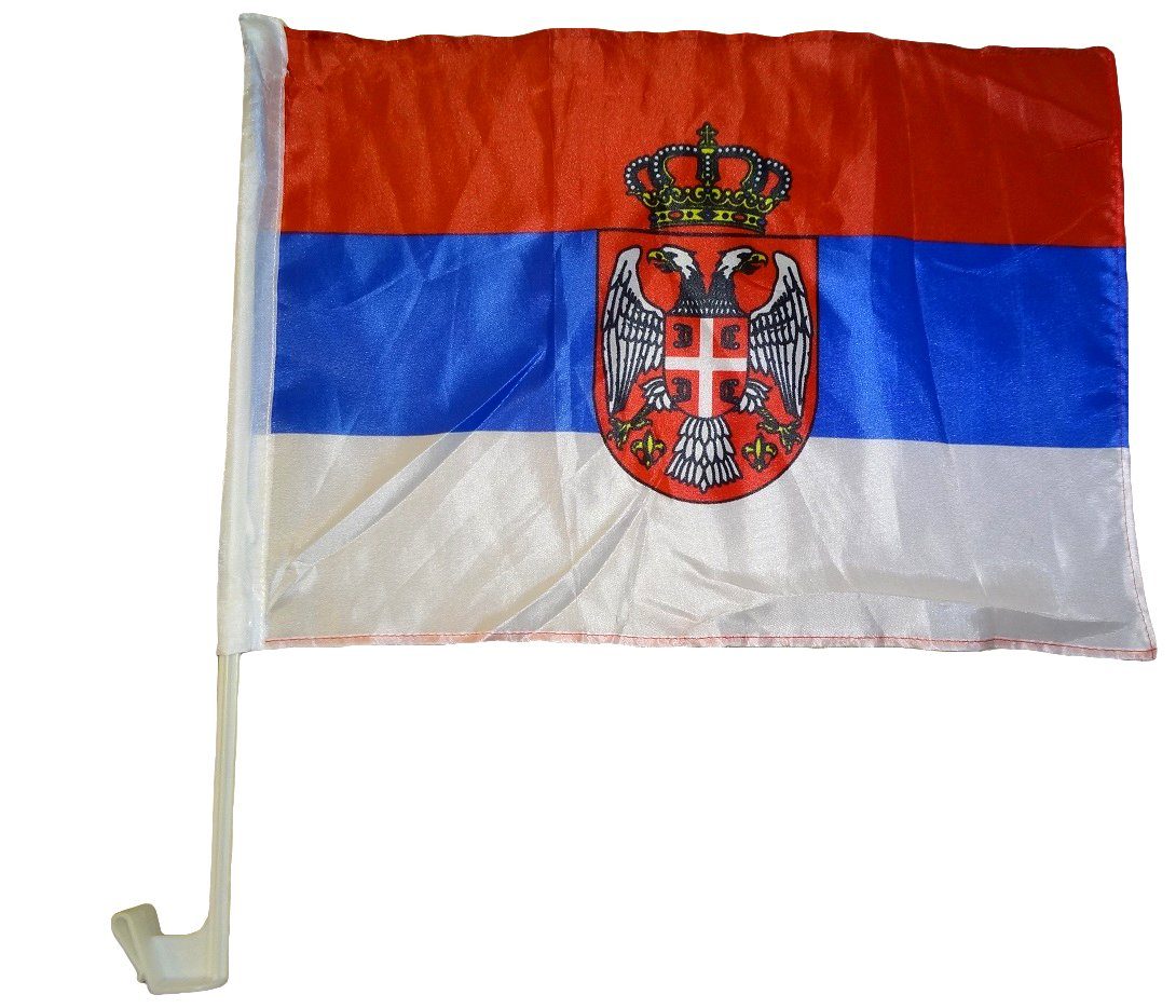 30 Autoflagge x Fahne Autofahne 40 cm Auto trends4cents (Serbien), Fensterflagge Autofahne Flagge Flagge