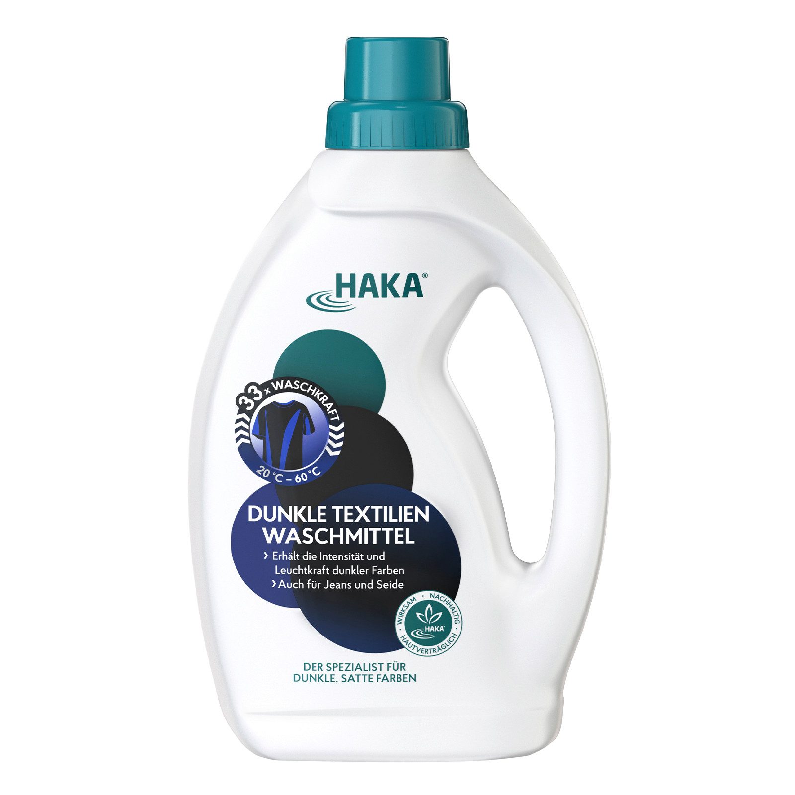 HAKA Dunkle Textilien Waschmittel 1l Spezialwaschmittel