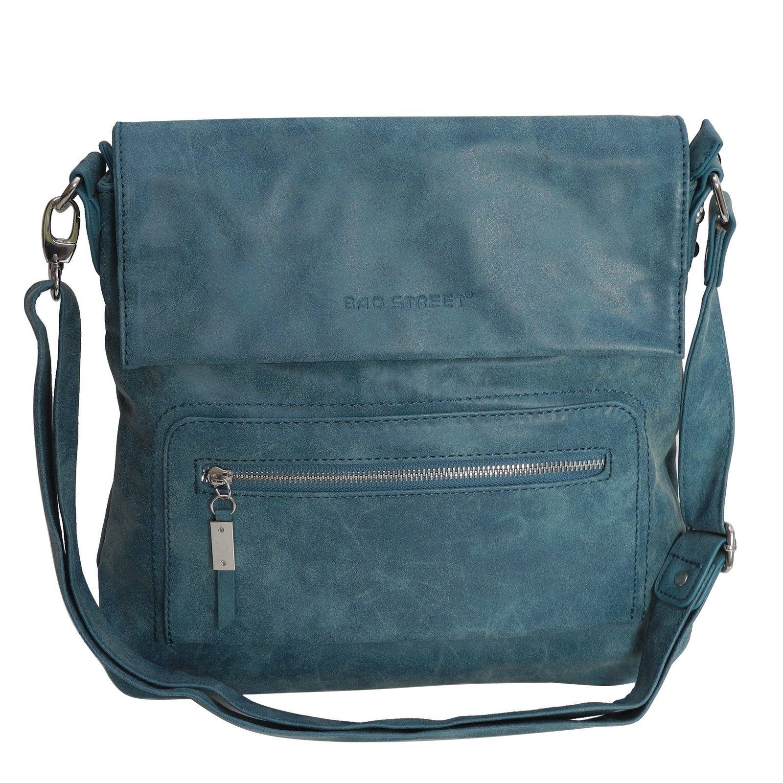 - Street Damentasche Blau Umhängetasche Bag Handtasche BAG Auswahl Damen STREET Messengerbag
