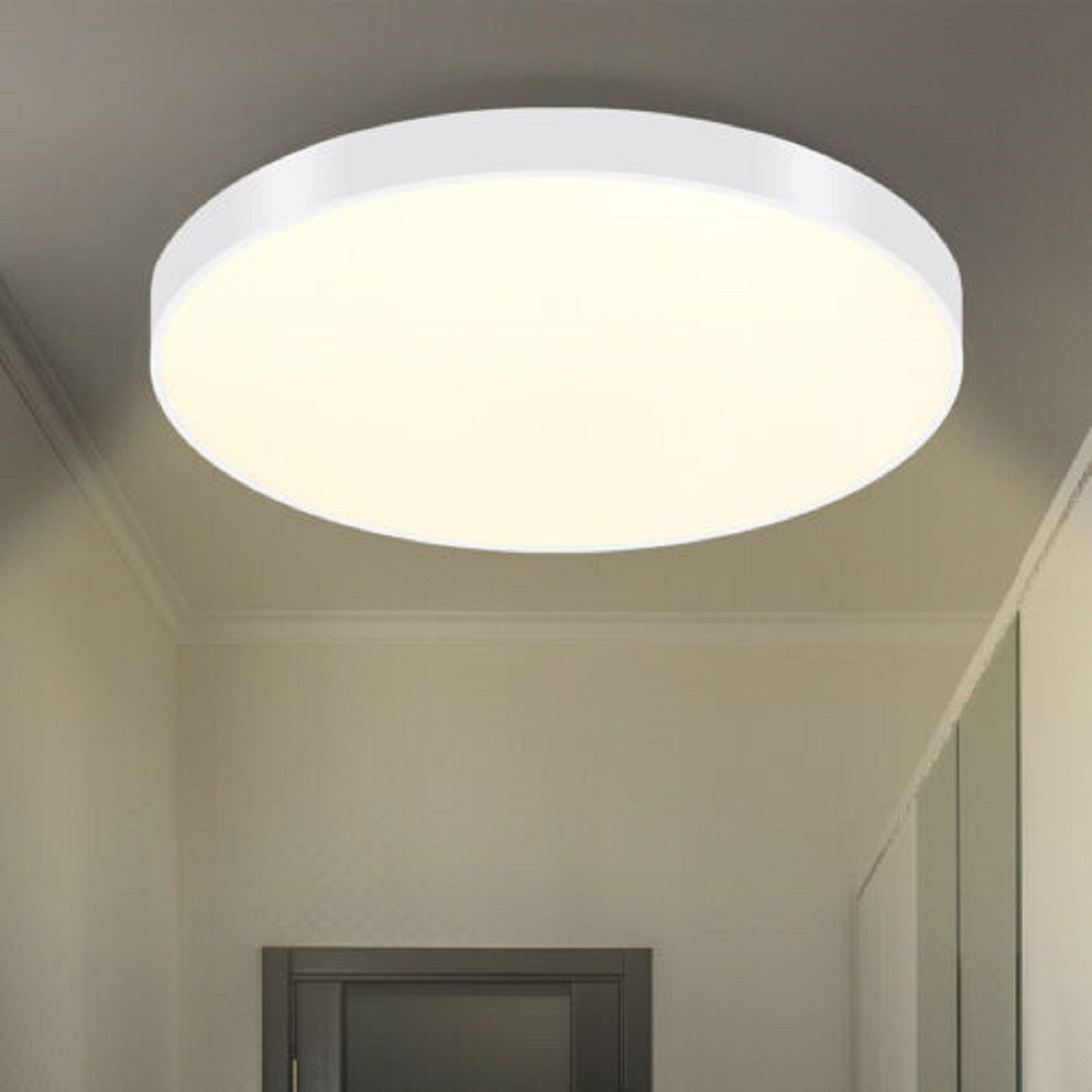 ZMH LED Deckenleuchte Wohnzimmer Ø21cm 12W Deckenlampe Rund für Flur Schlaf günstig online kaufen
