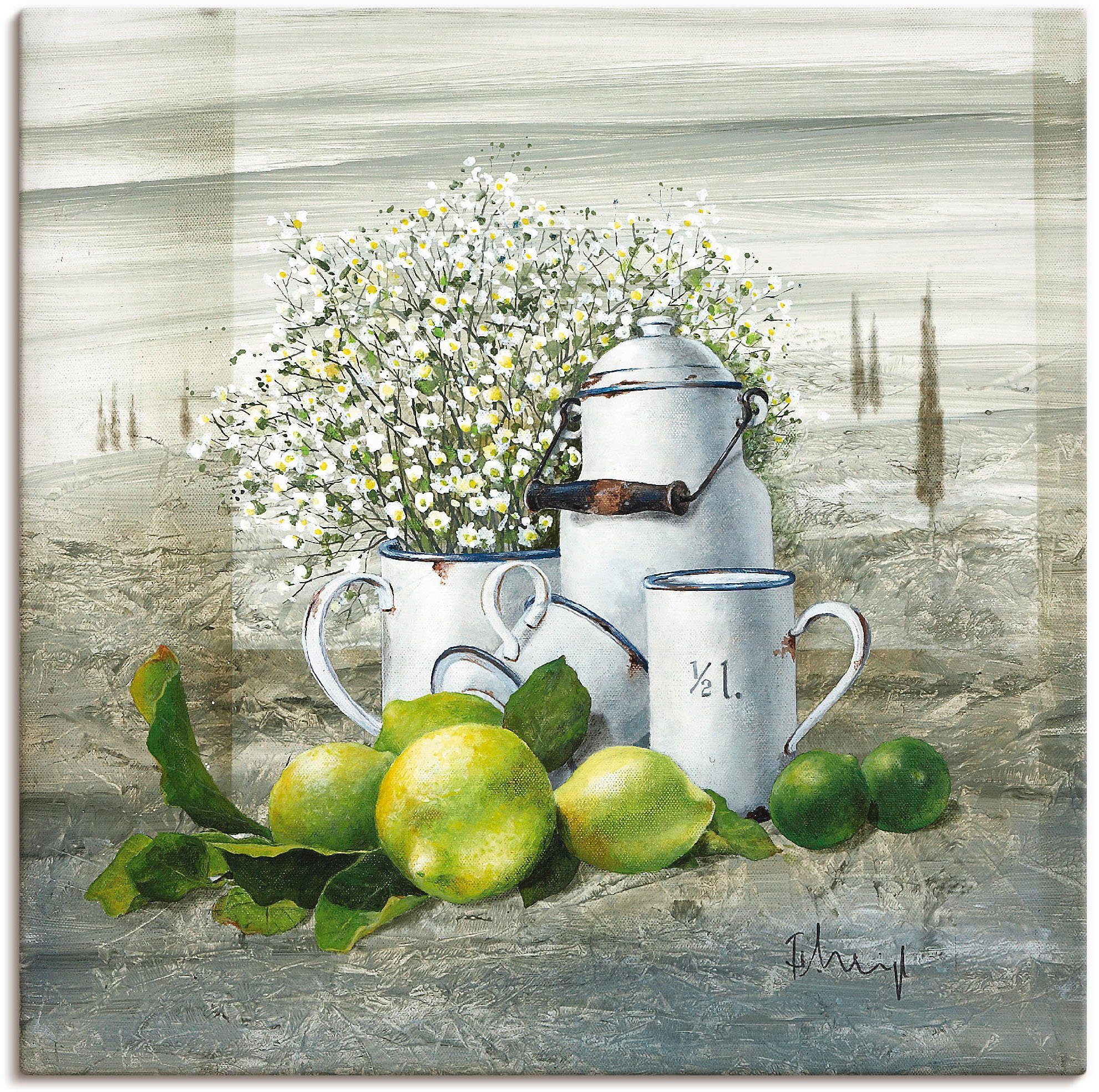 Artland Wandbild »Stillleben mit Milchkanne«, Arrangements, (1 St.), als Le günstig online kaufen