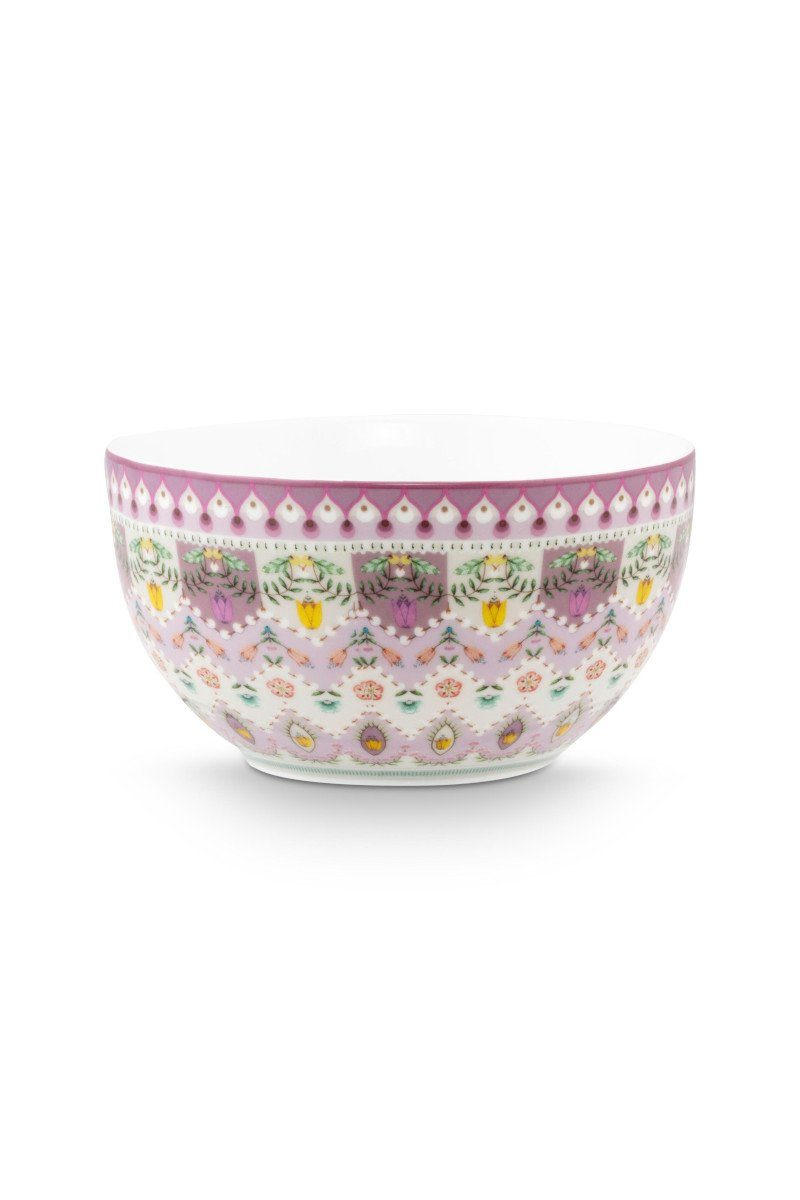 PiP Studio Schale Lily&Lotus Bowl lila/bunt 12cm, Porcelain, (Bowls), Bowl Lily&Lotus Moon Delight Multi 12cm