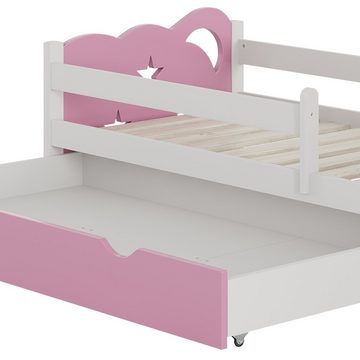 Livinity® Kinderbett Kinderbett Jessica 140cm Pink
