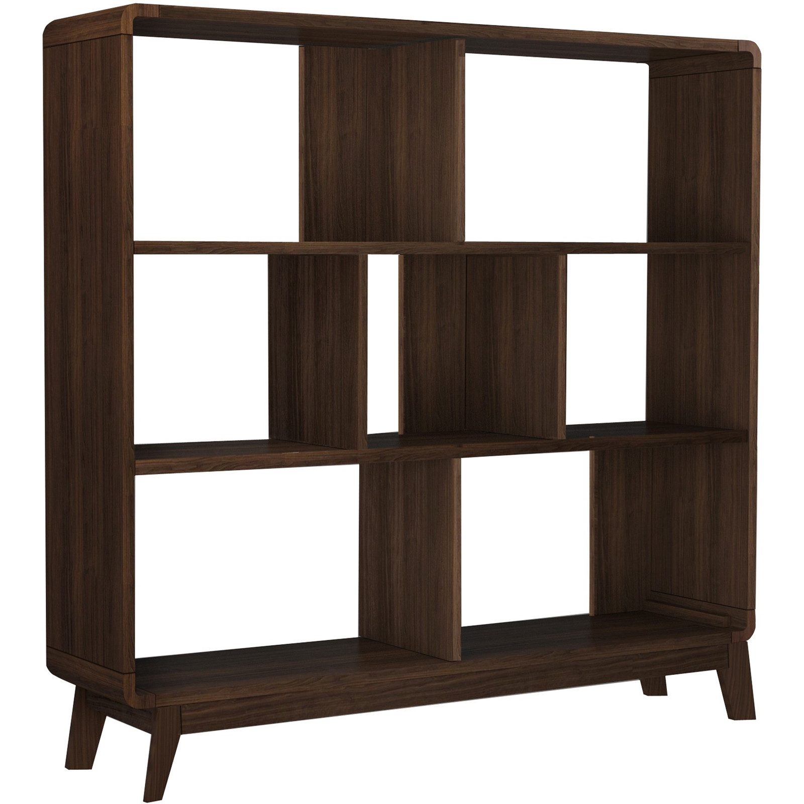 freiraum Bücherregal Janne, in Braun - 122x126x29cm (BxHxT)