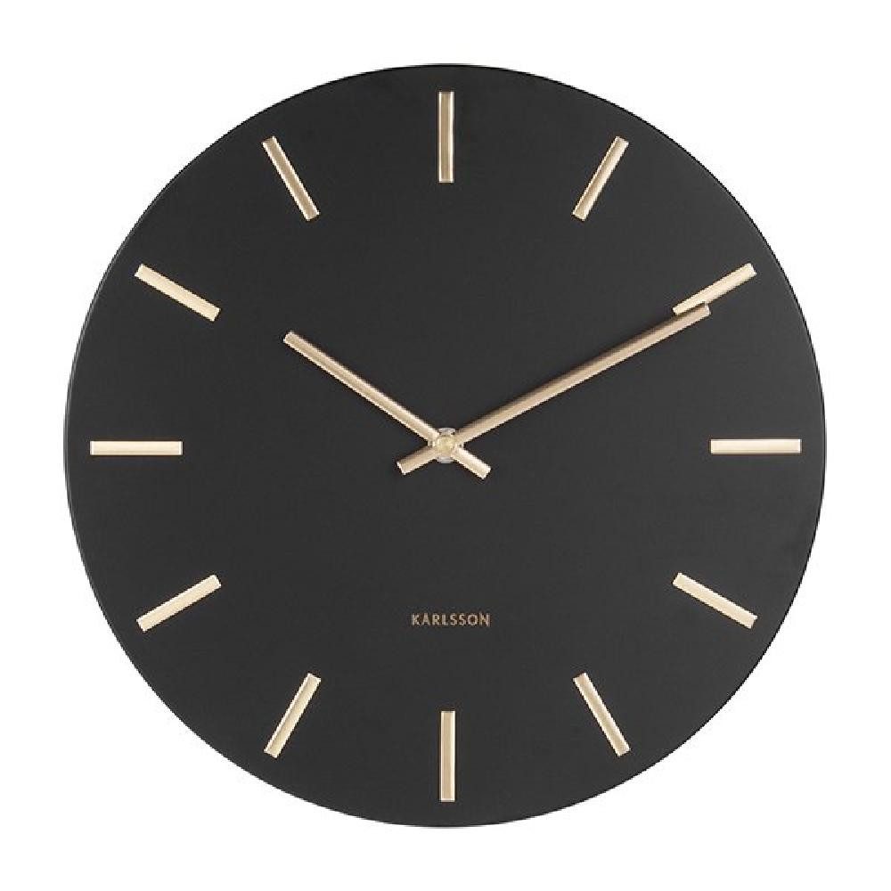 Karlsson Uhr Wanduhr Charm Schwarz (30cm)