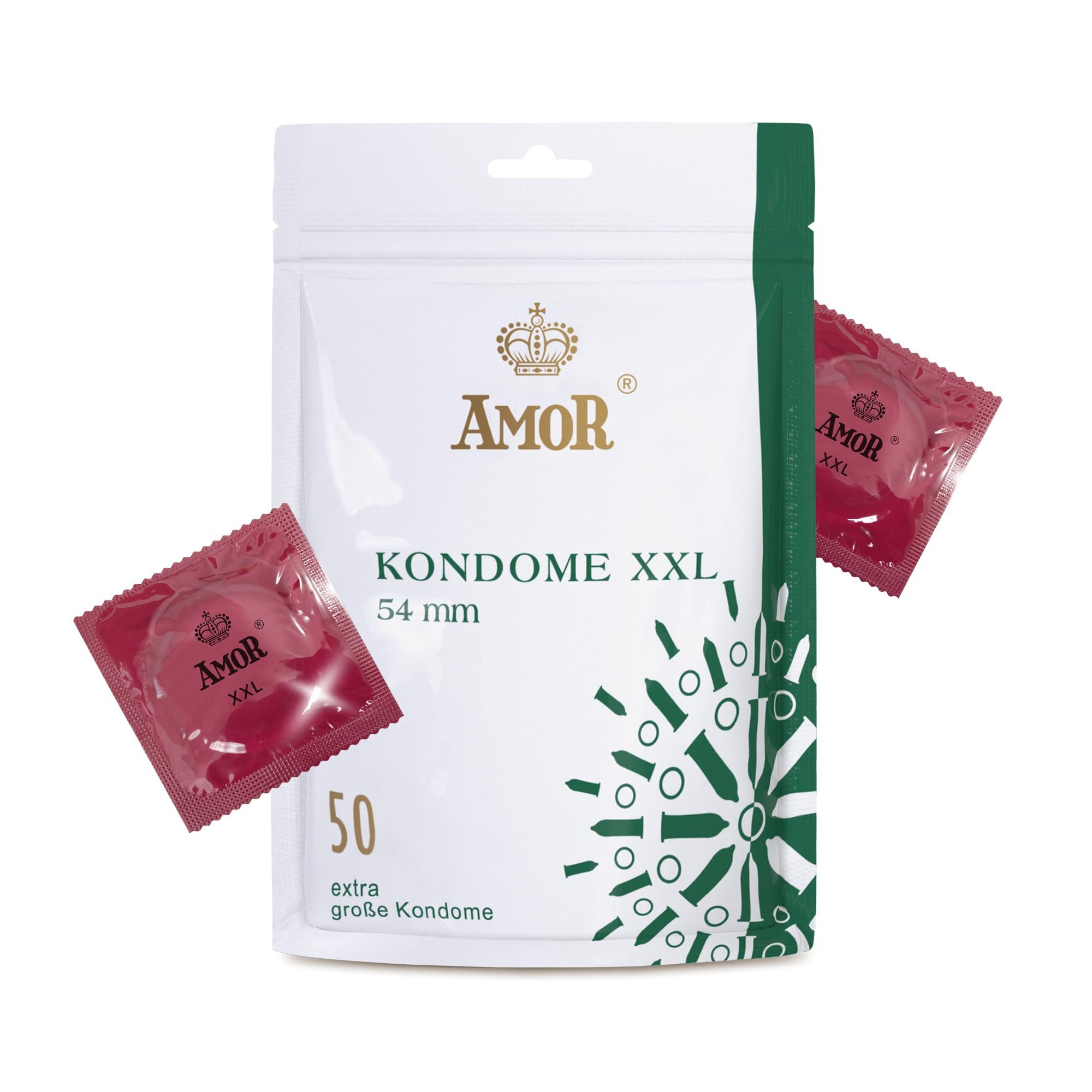 Amor Kondome AMOR Premium Kondome, verschiedene Sorten & Größen, XXL
