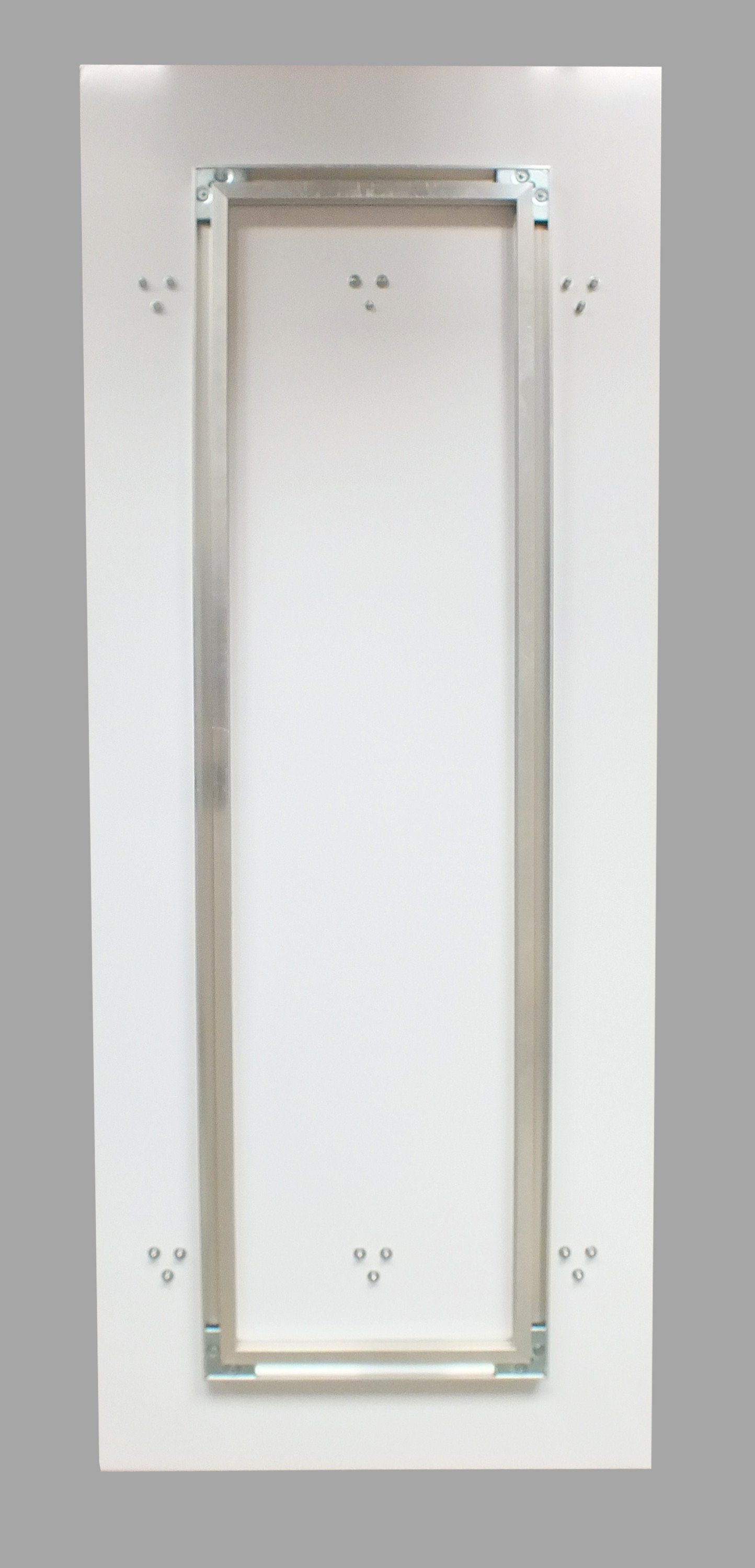 queence Wandgarderobe Marmor - Garderobe aus hochwertigem Acrylglas gold grau weiß (1 St), mit Edelstahlhaken – Bild 5 von 5