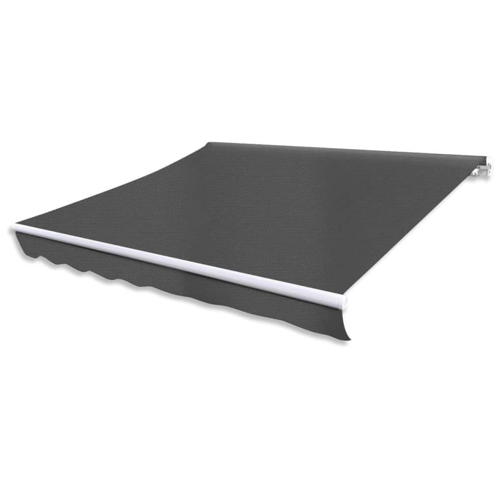 vidaXL Markise Gelenkarmmarkise Handbetrieben 300 cm Anthrazit (1-St)
