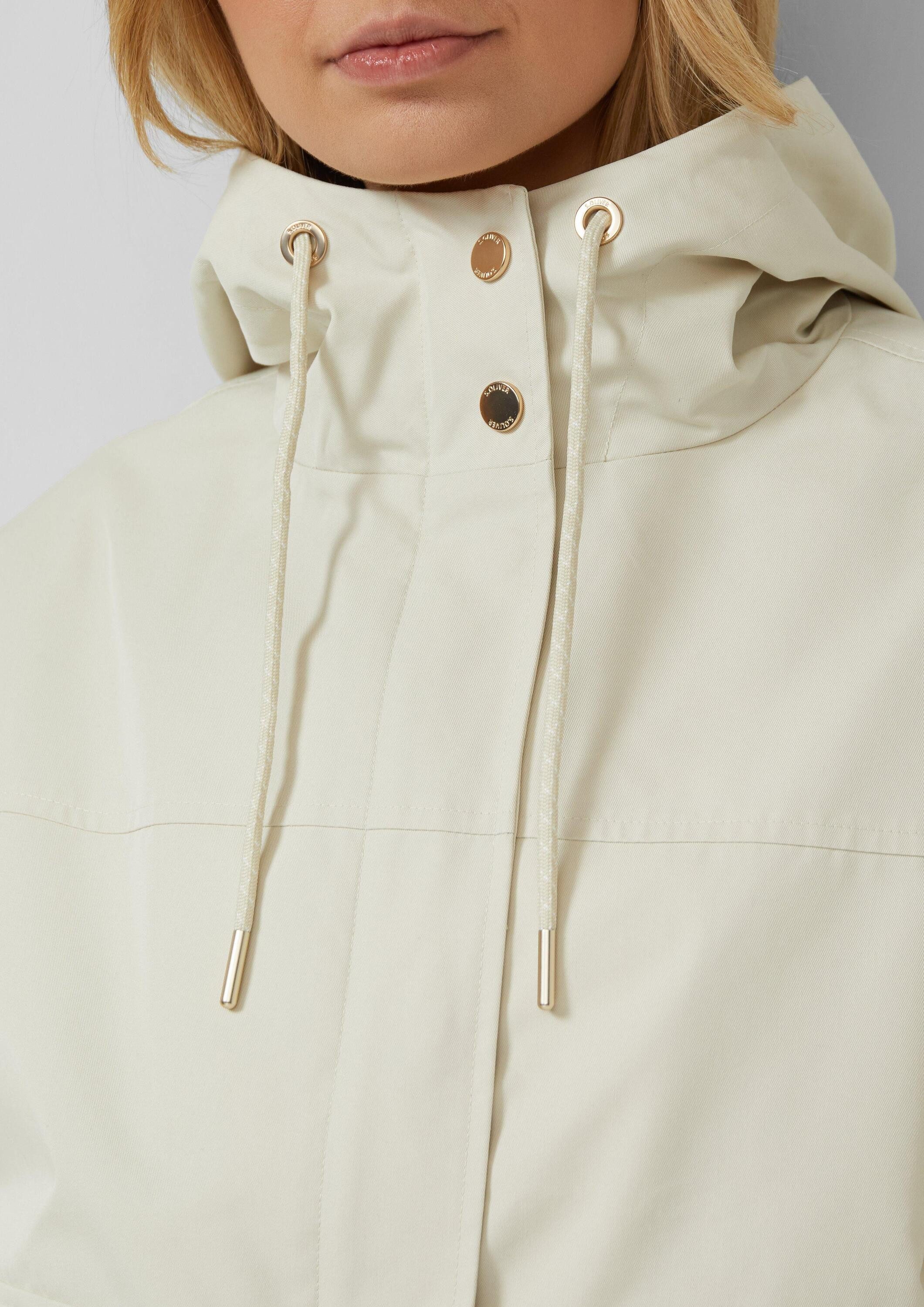 s.Oliver Funktionsjacke Outdoor-Jacke Jacke im Relaxed Fit mit Kapuze – Bild 4 von 5