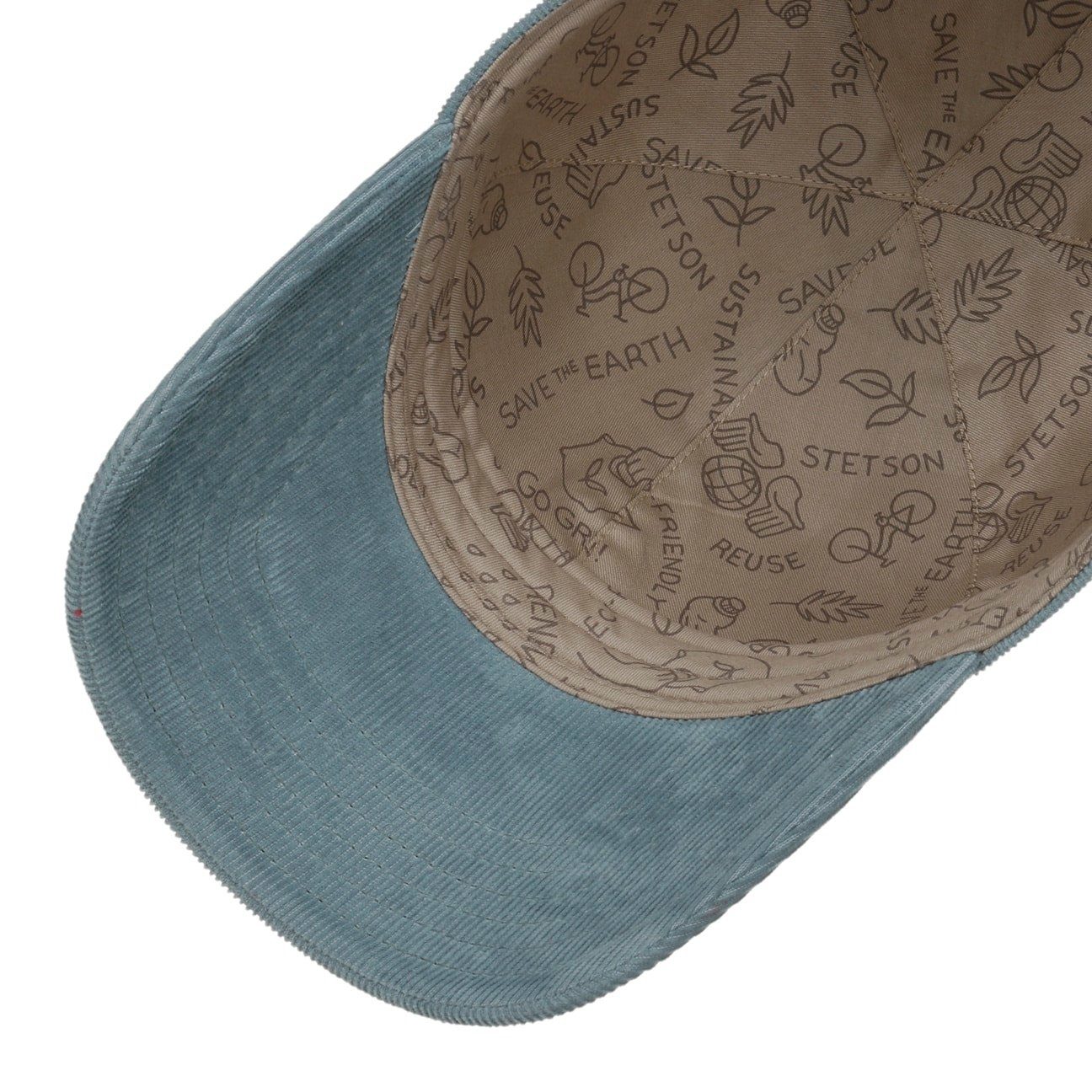 Stetson Baseball Cap (1-St) Basecap Metallschnalle blau