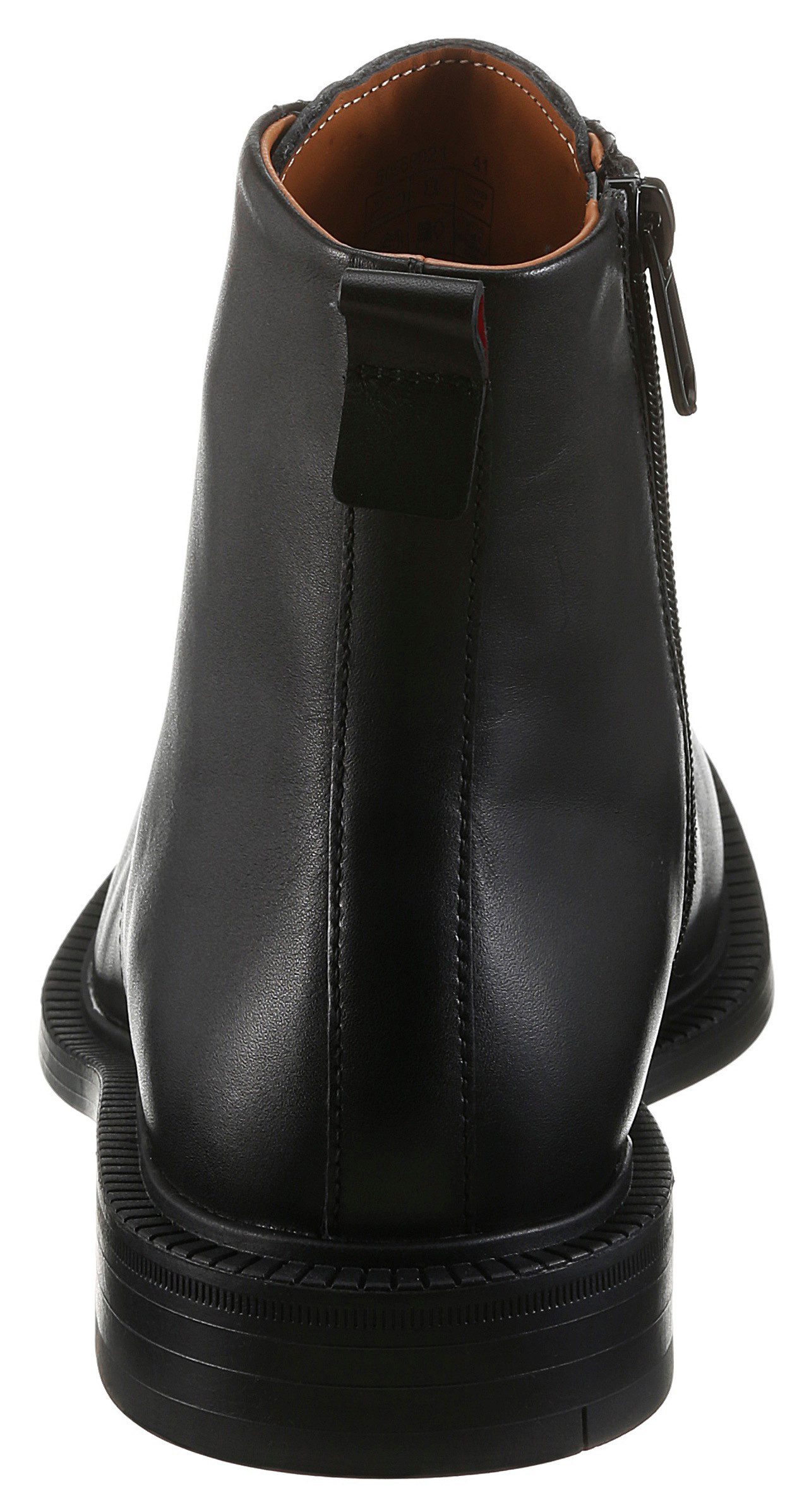 HUGO Stiefelette Schnürboots, Business-Stiefelette mit Innen-Reißverschluss