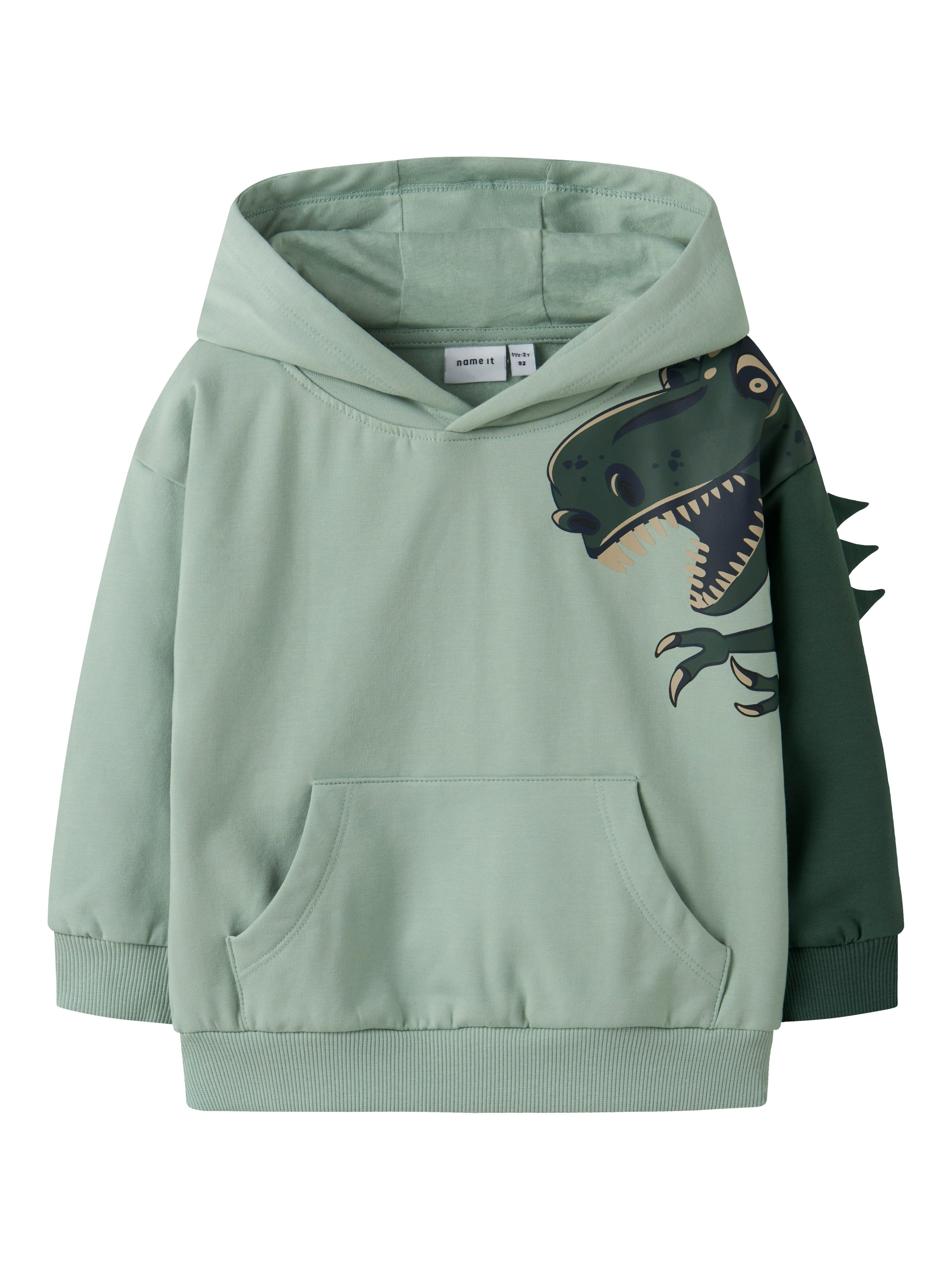 Sweatshirt NMMNASH LS NREG SWEAT WH BRU BOX