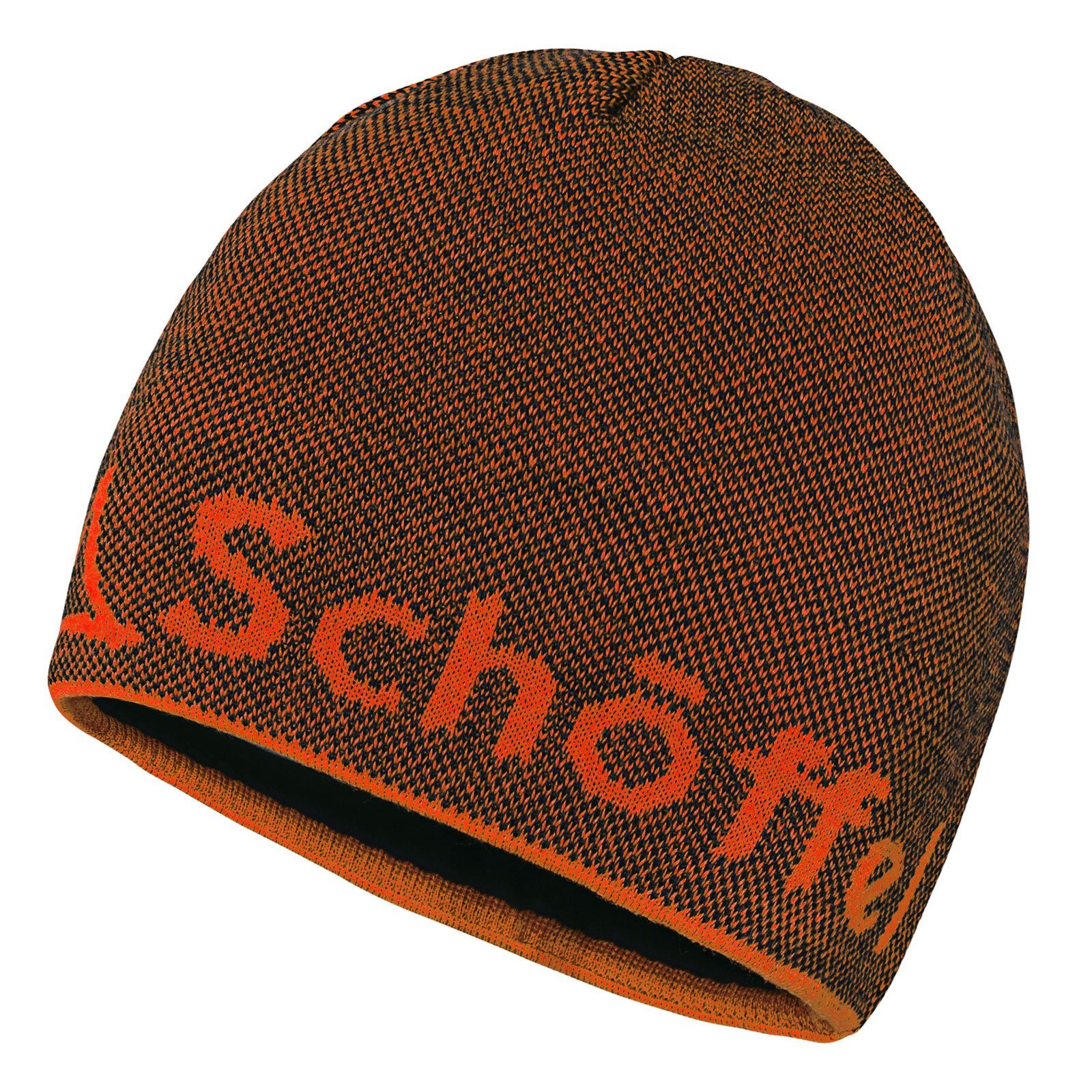 Schoeffel Schöffel Strickmütze blazer navy mit eingestricktem 0882 Hat Klinovec Knitted Schöffel-Logo