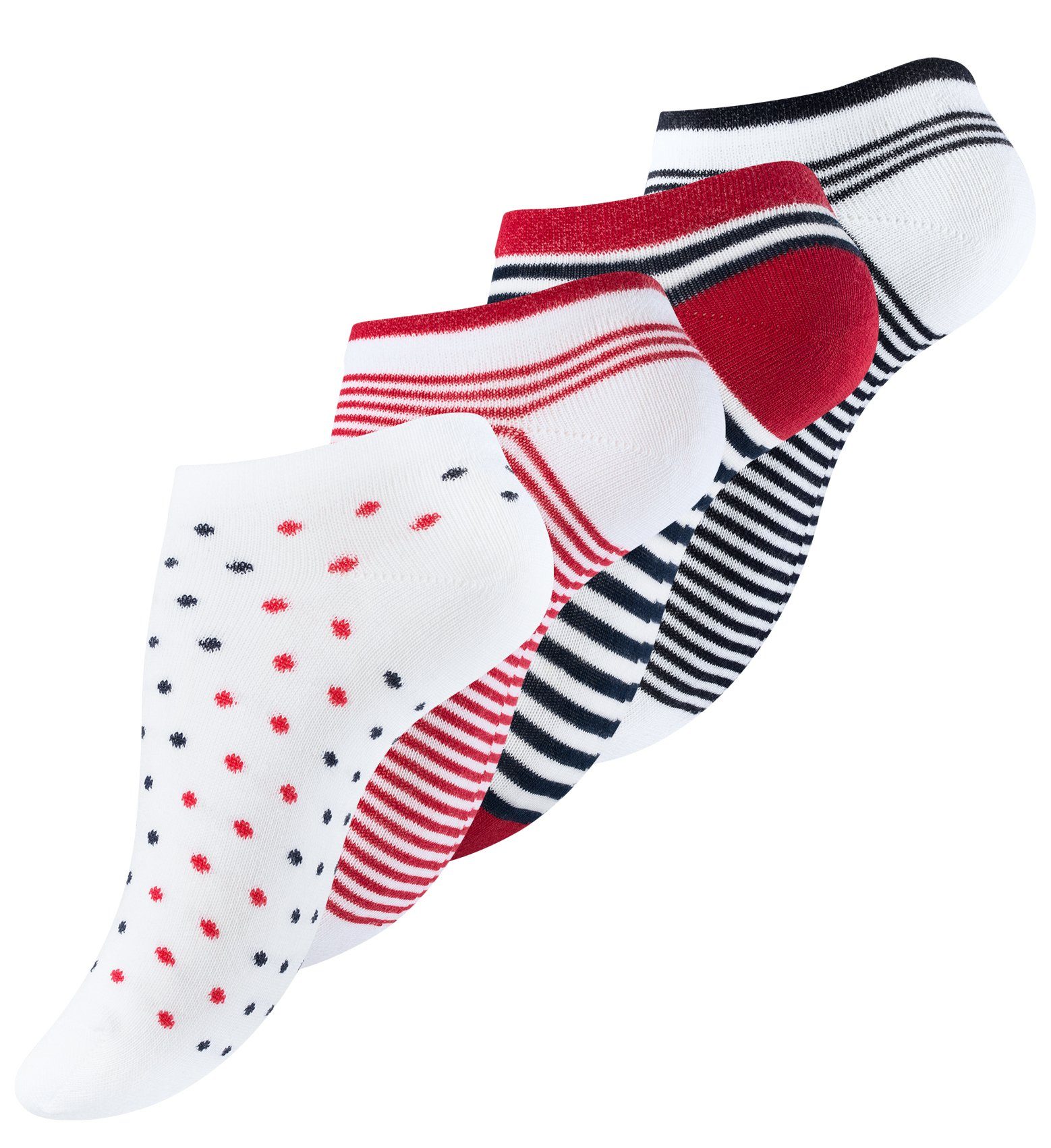 Vincent Creation® Sneakersocken (8-Paar) in angenehmer Baumwollqualität