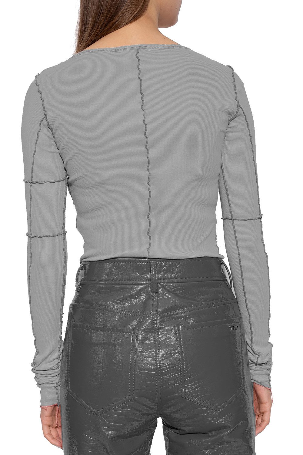 Diesel T-Shirt Diesel Damen "T-Ribby-Long Top" günstig online kaufen