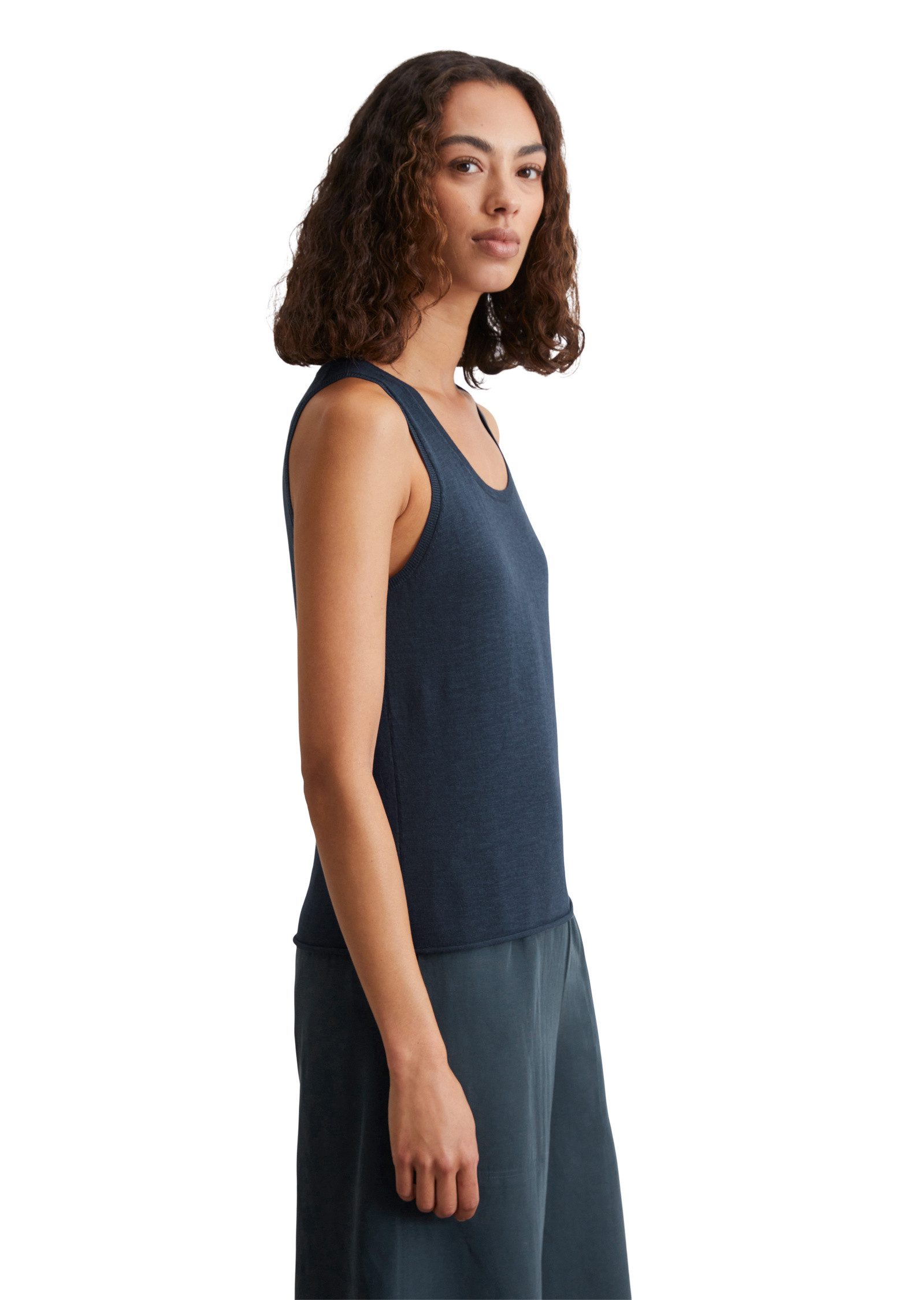 Marc O'Polo Strickpullover aus Organic Cotton-Leinen-Mix günstig online kaufen