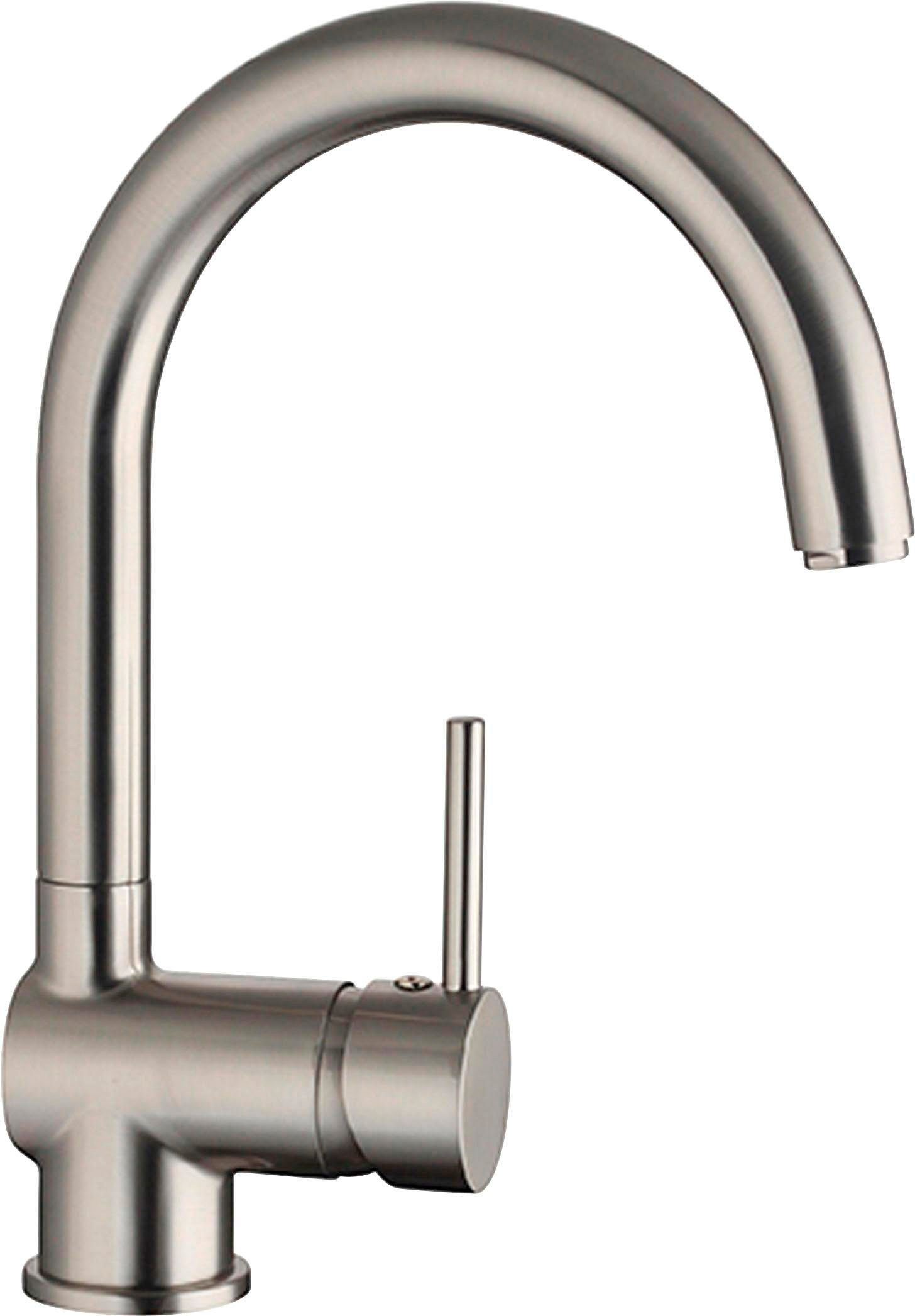 Eyckhaus kitchen & cooking Spültischarmatur Nizza mit Energiesparfunktion, 360° schwenkbar, Hochdruck