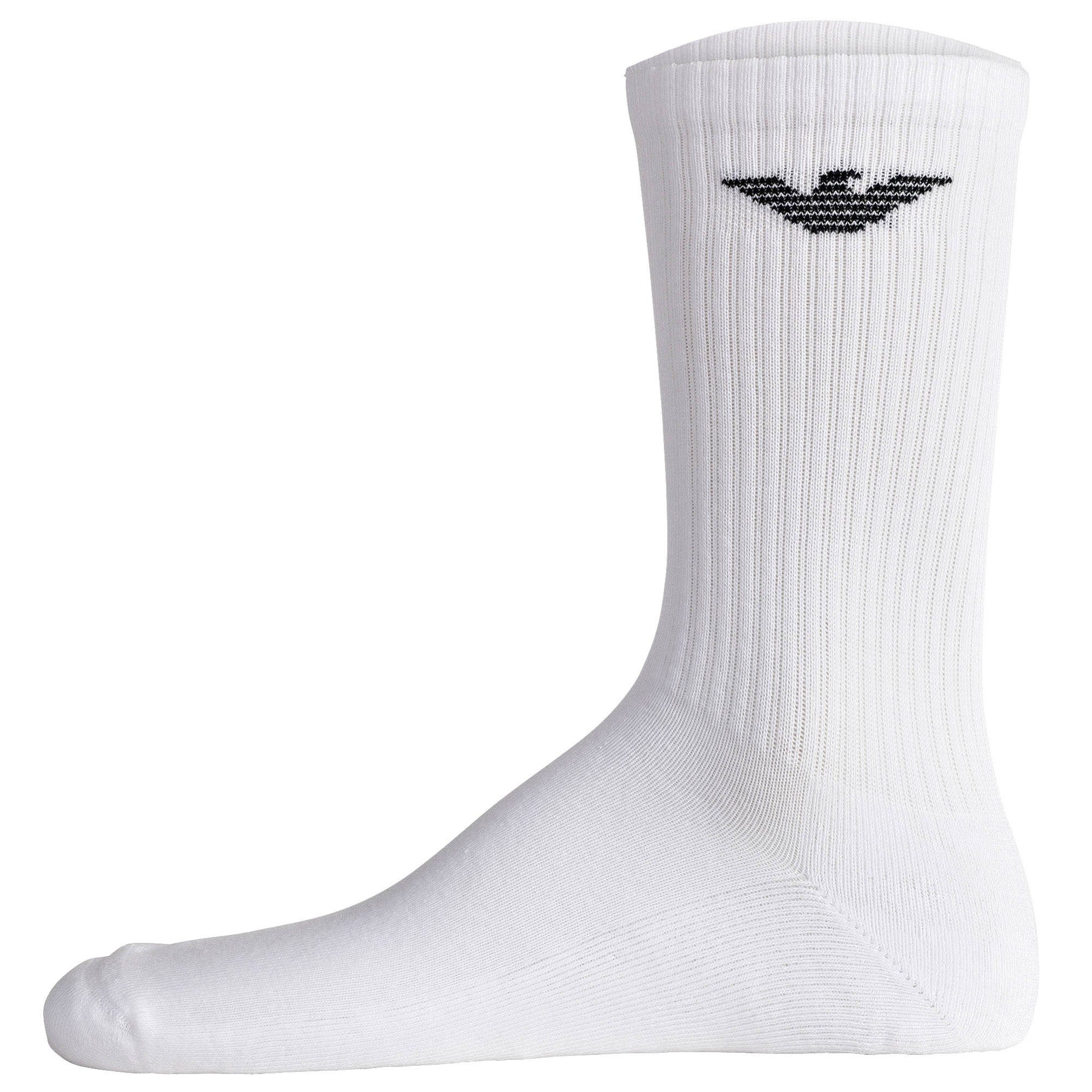 Emporio Armani Sportsocken Herren Socken 6er Pack Baumwolle SPORTY SPONGE 6P (Packung, 6er Pack)
