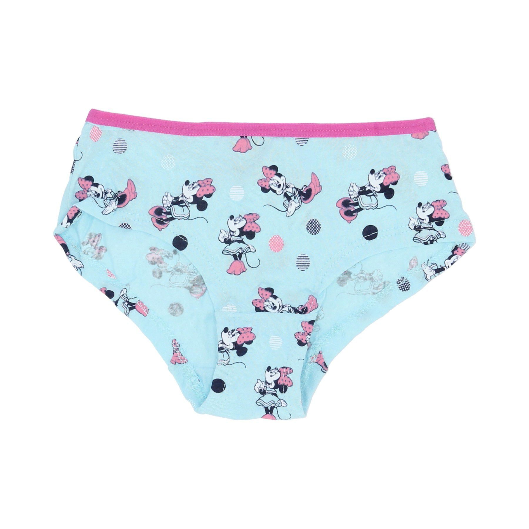 Disney Minnie Mouse Slip Minnie Maus 3er Pack Unterhosen Slips 100% Baumwolle unterwäsche
