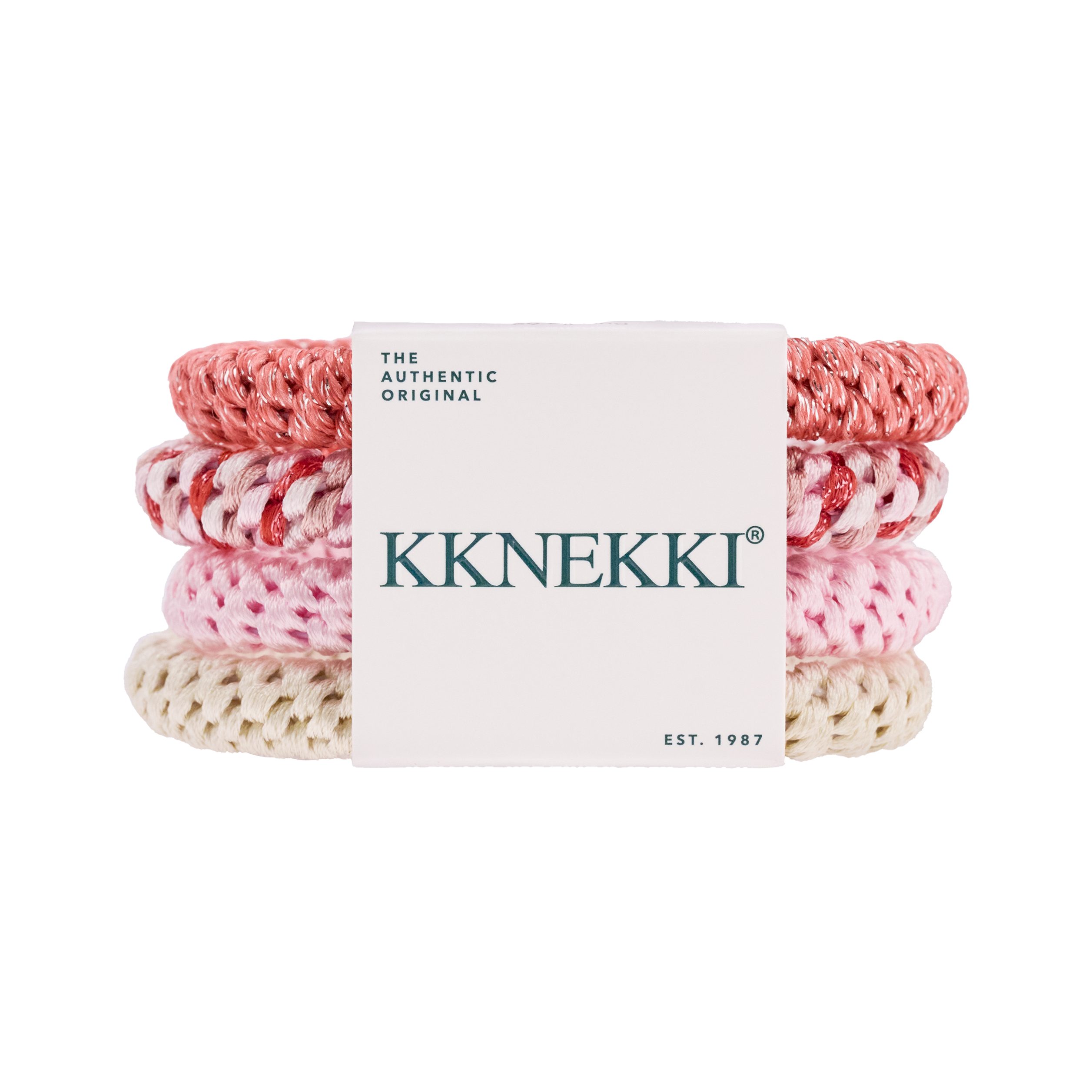 KKNEKKI Haargummi Original Hair Ties - 4er Bundle