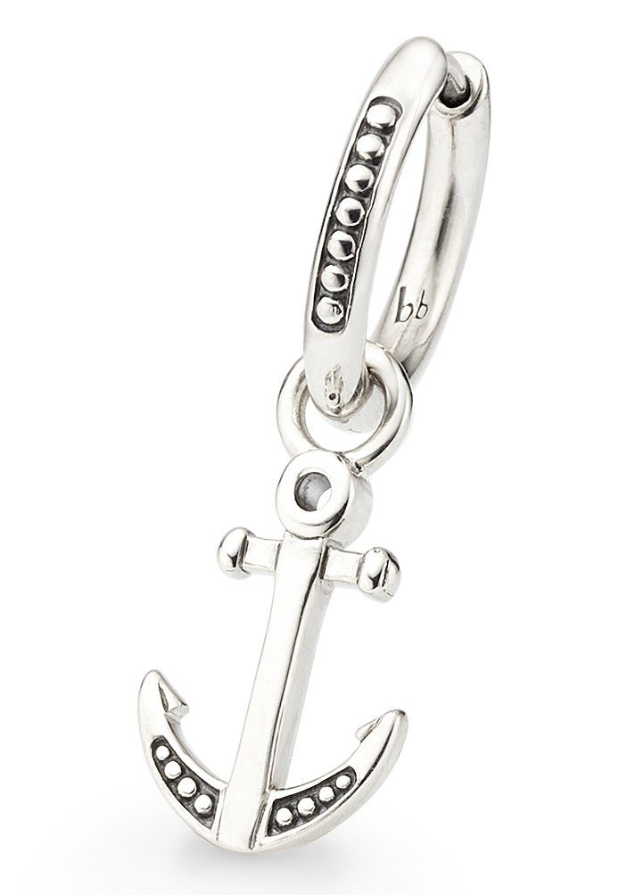 Bruno Banani Single-Creole Ювелирные изделия Geschenk Silber 925 Ohrschmuck Ohrring Anker, Einhänger abnehmbar