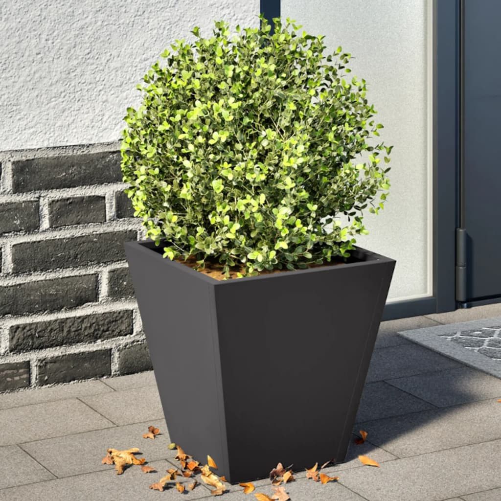 Thumbnail - vidaXL Pflanzkübel Pflanzkübel Blumenkübel Pflanzcontainer Pflanzgefäße 2 Stk Schwarz 30x