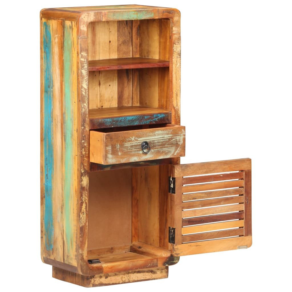 vidaXL Highboard, Hochkommode 45x32x110 cm Altholz Massiv