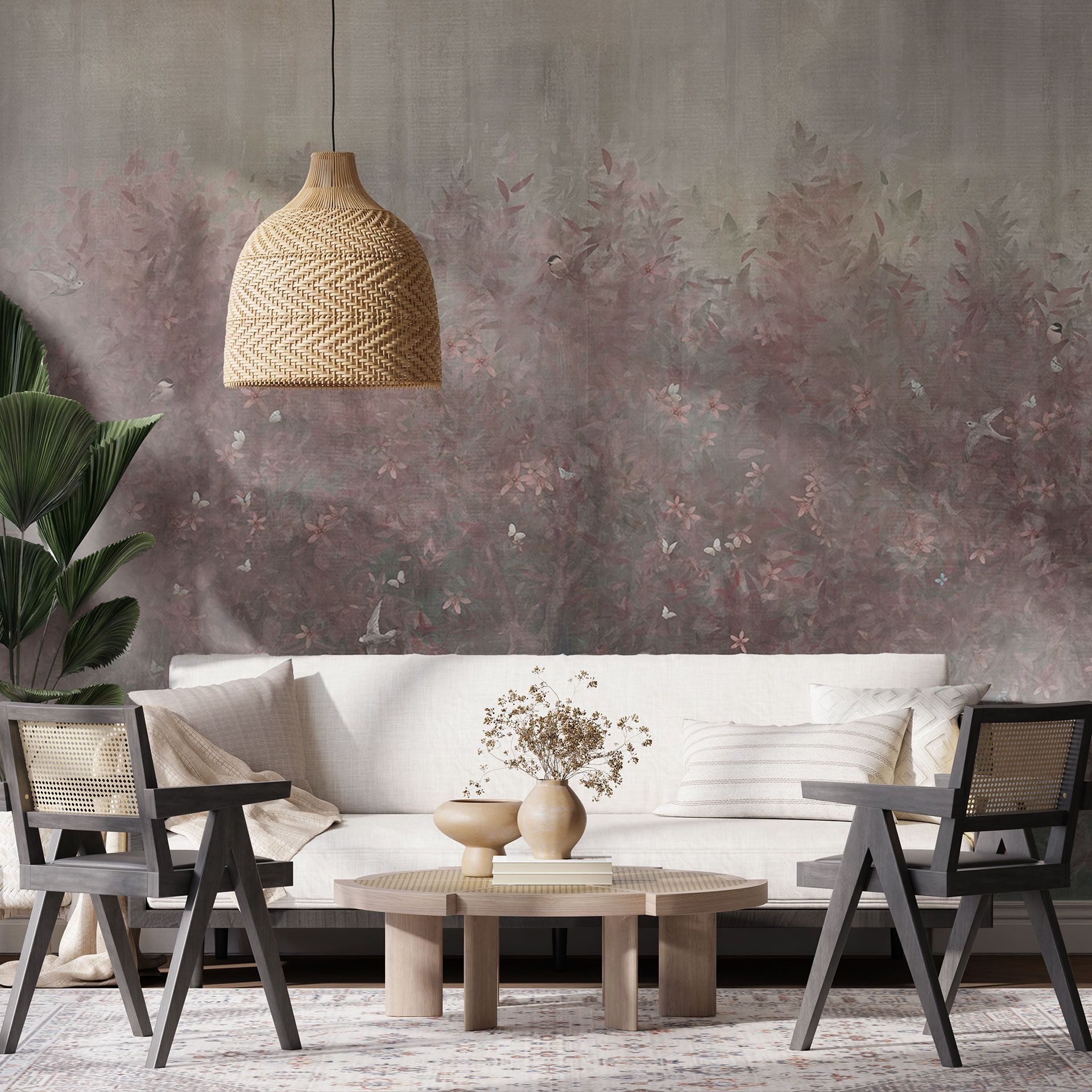 K&L Wall Art Vliestapete XXL Fototapete Natur Blumentapete große Naturtapete, floral, bedruckt, matt