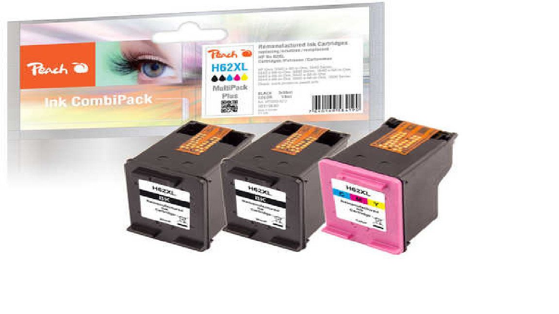 Peach Tonerkartusche Peach PI300-672 Patrone Peach HP 62XL MultiPackPlus Retail Comp.