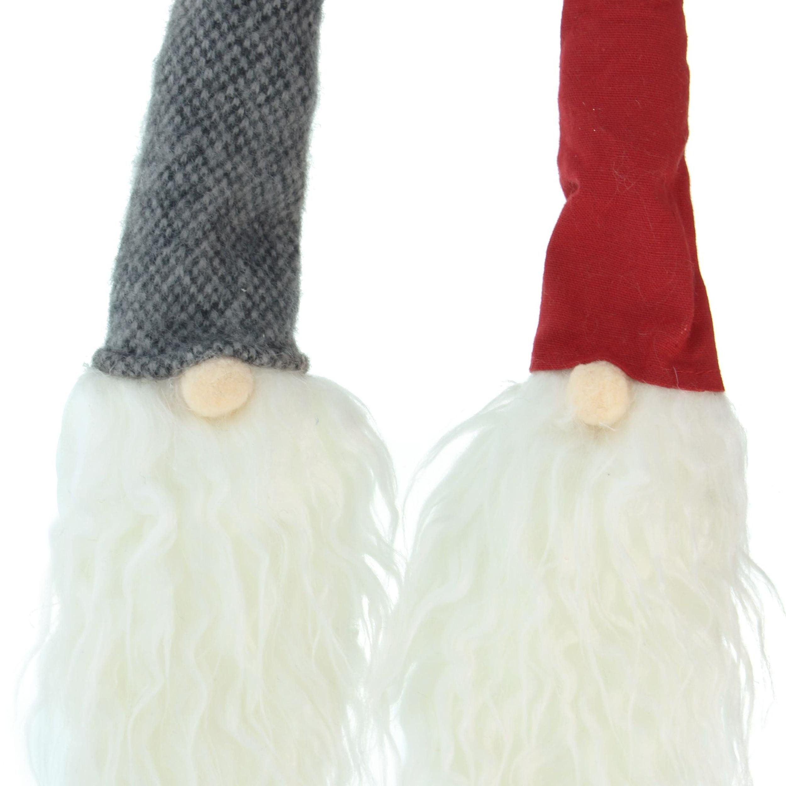 Dekofigur 2x Flaschendeko Wichtelmütze 62cm – Flaschenverschluss