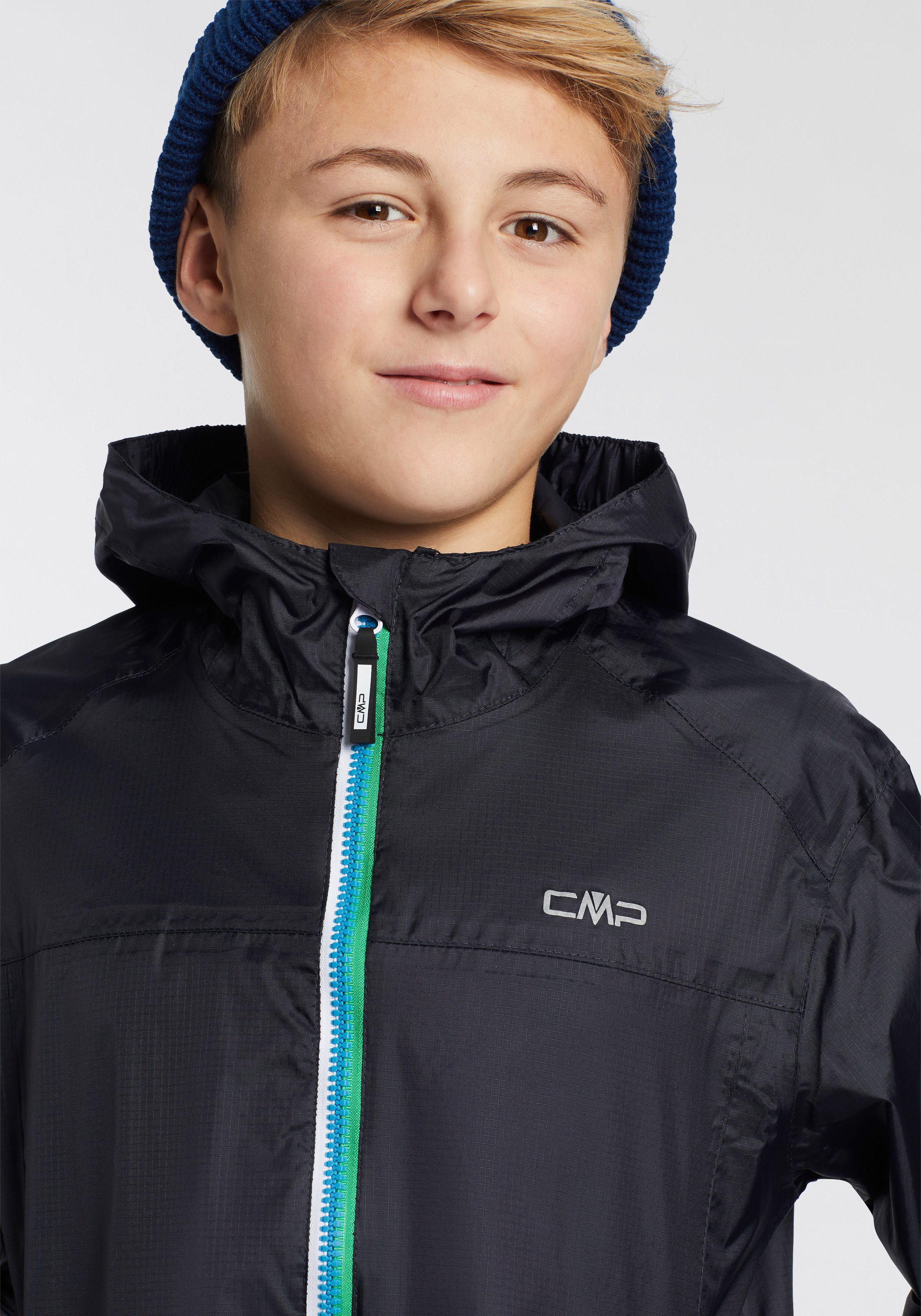 CMP Regenjacke KID JACKET RAIN FIX HOOD Übergangsjacke für Kinder