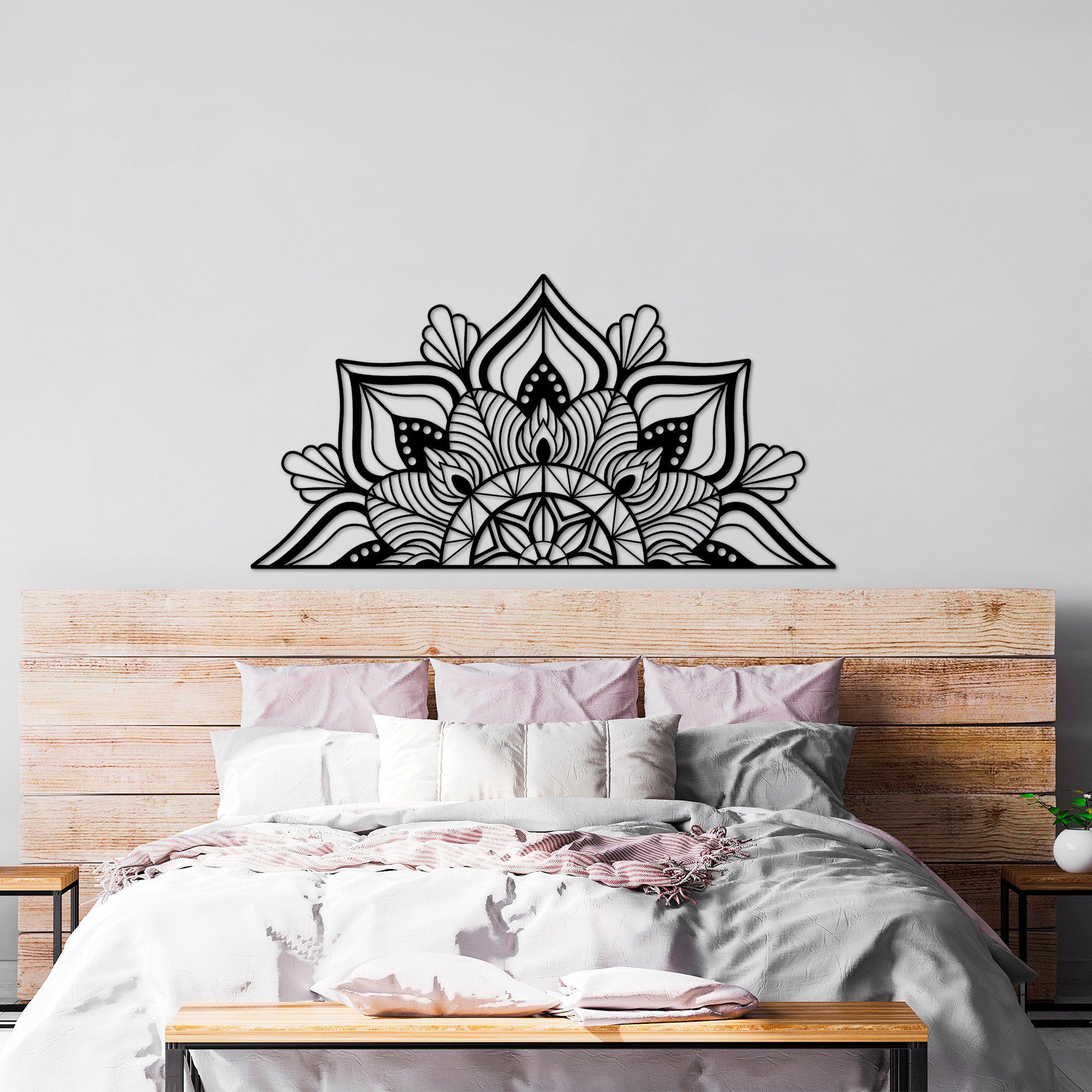 Perfekte Qualität! Wallity Wanddekoobjekt TNL1879, Schwarz, 154 Metall x 100% 78 cm