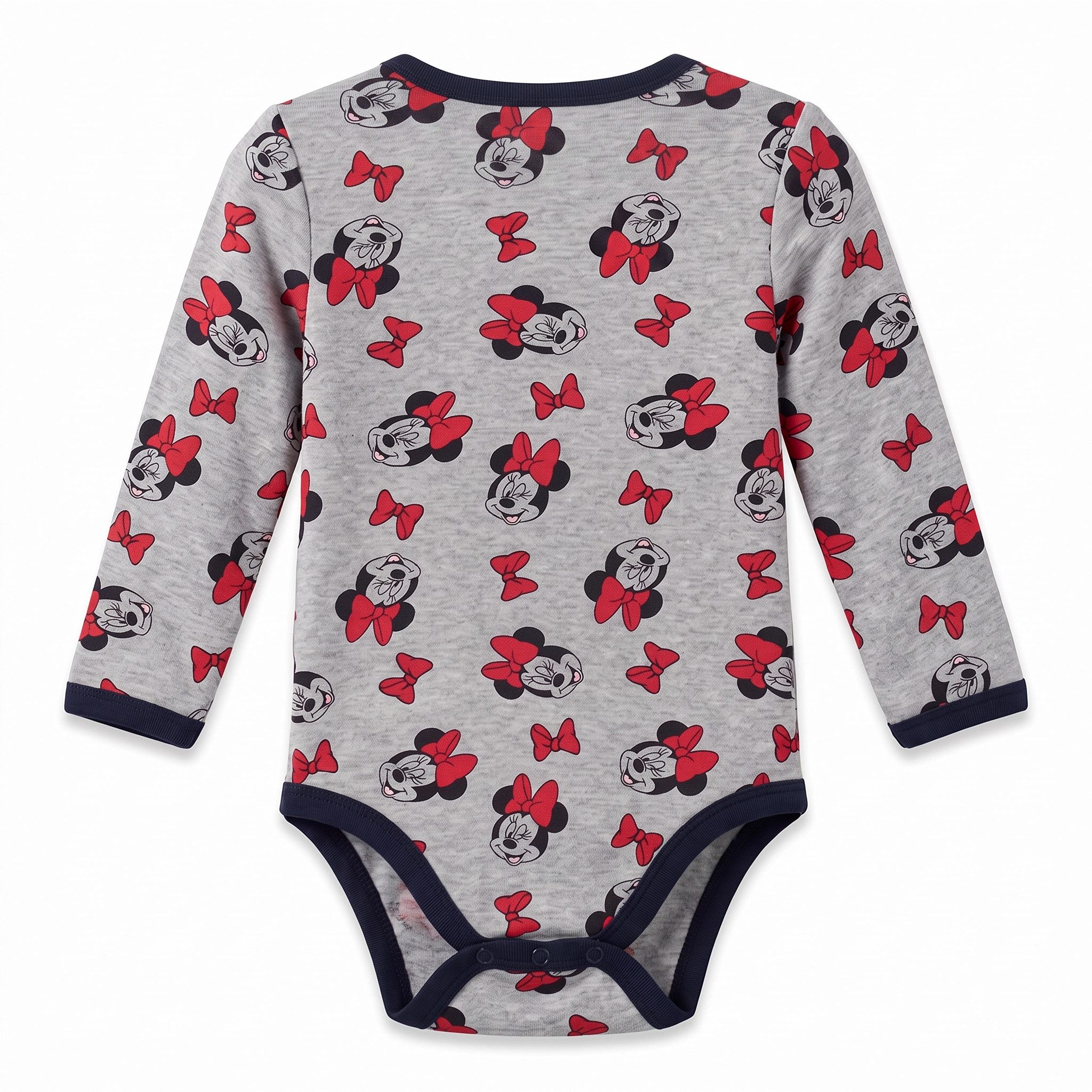 Disney Langarmwickelbody Disney Minnie Maus Baby 2er Pack langarm Body Strampler Gr. 62 bis 92