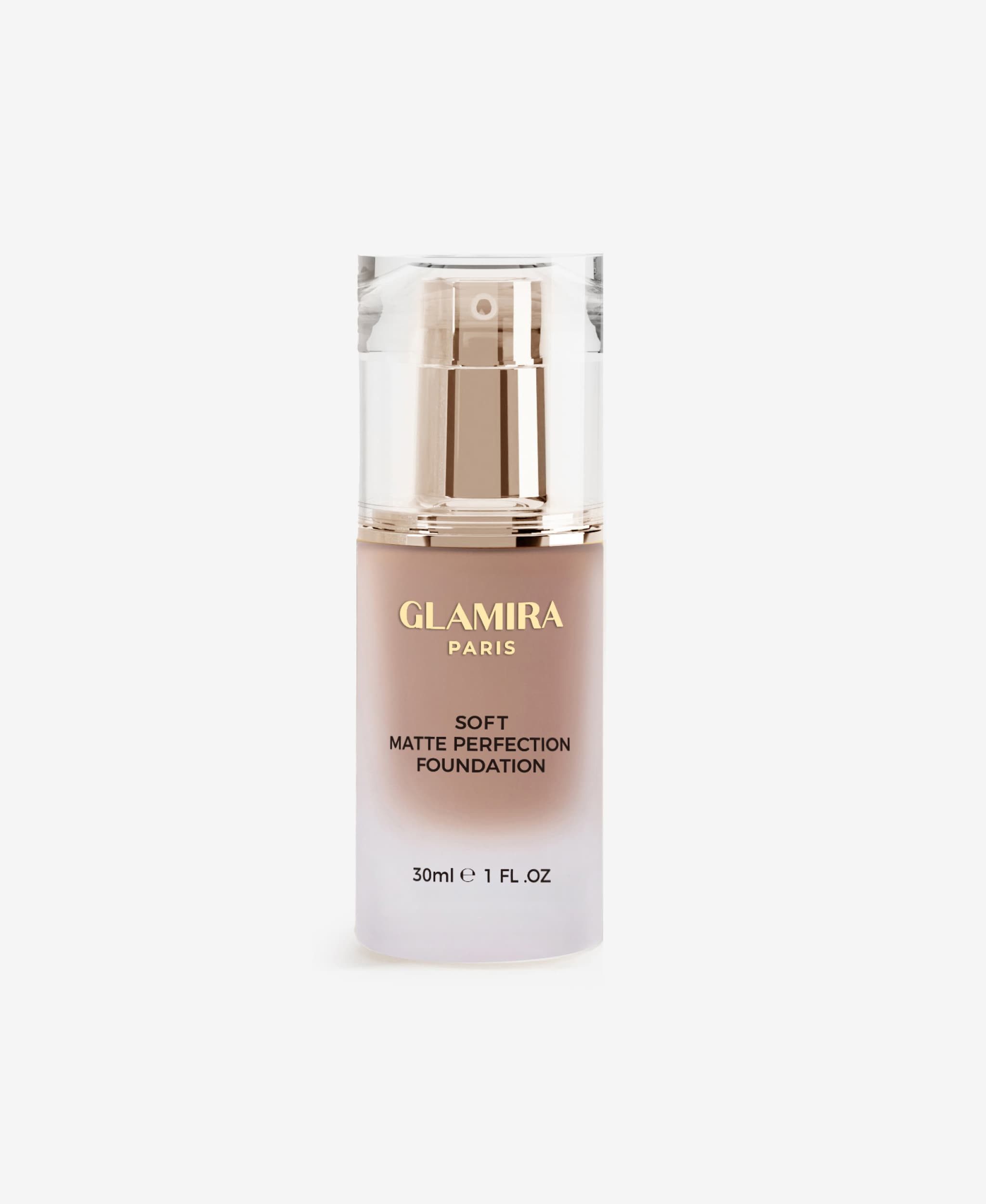 GLAMIRA Foundation Soft-Matte Perfektions-Foundation #6, 1-tlg., mattierendes Finish, leichte Textur