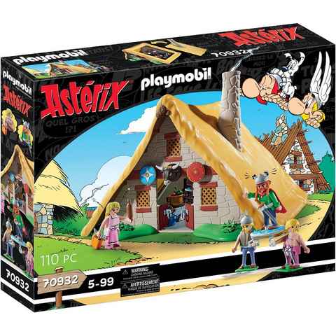 Playmobil® Konstruktions-Spielset Hütte des Majestix (70932), Asterix, (110 St), Made in Germany