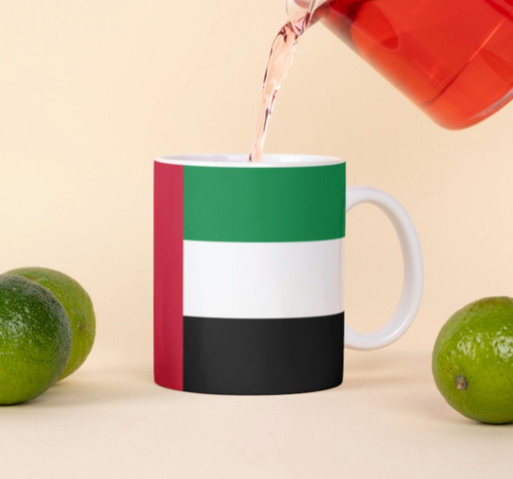 Tinisu Tasse UAE Flagge Tasse Vereinigte Arabische Emirate Pot Kaffee National