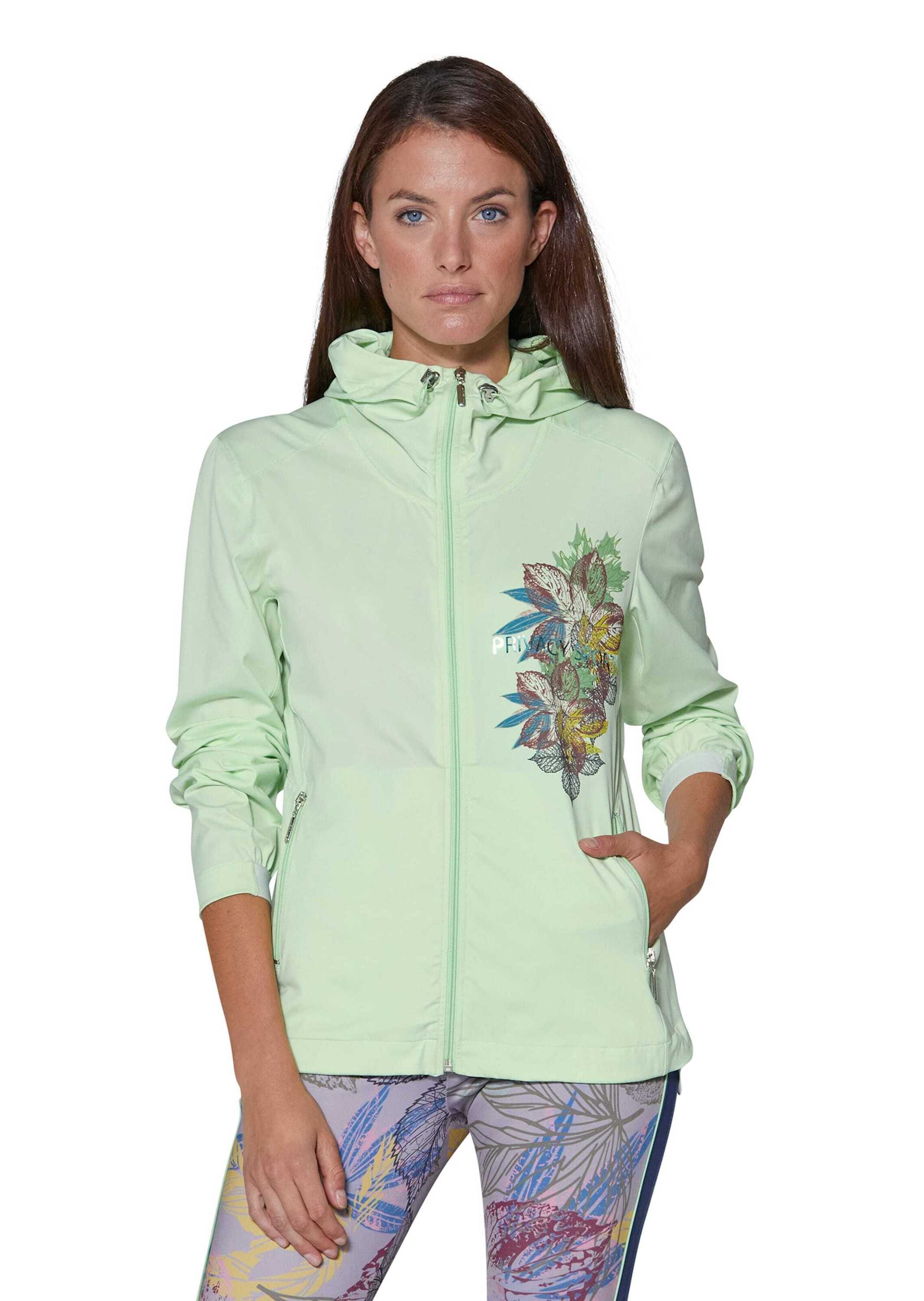 MADELEINE Outdoorjacke Leichtjacke mit floralem Printmotiv