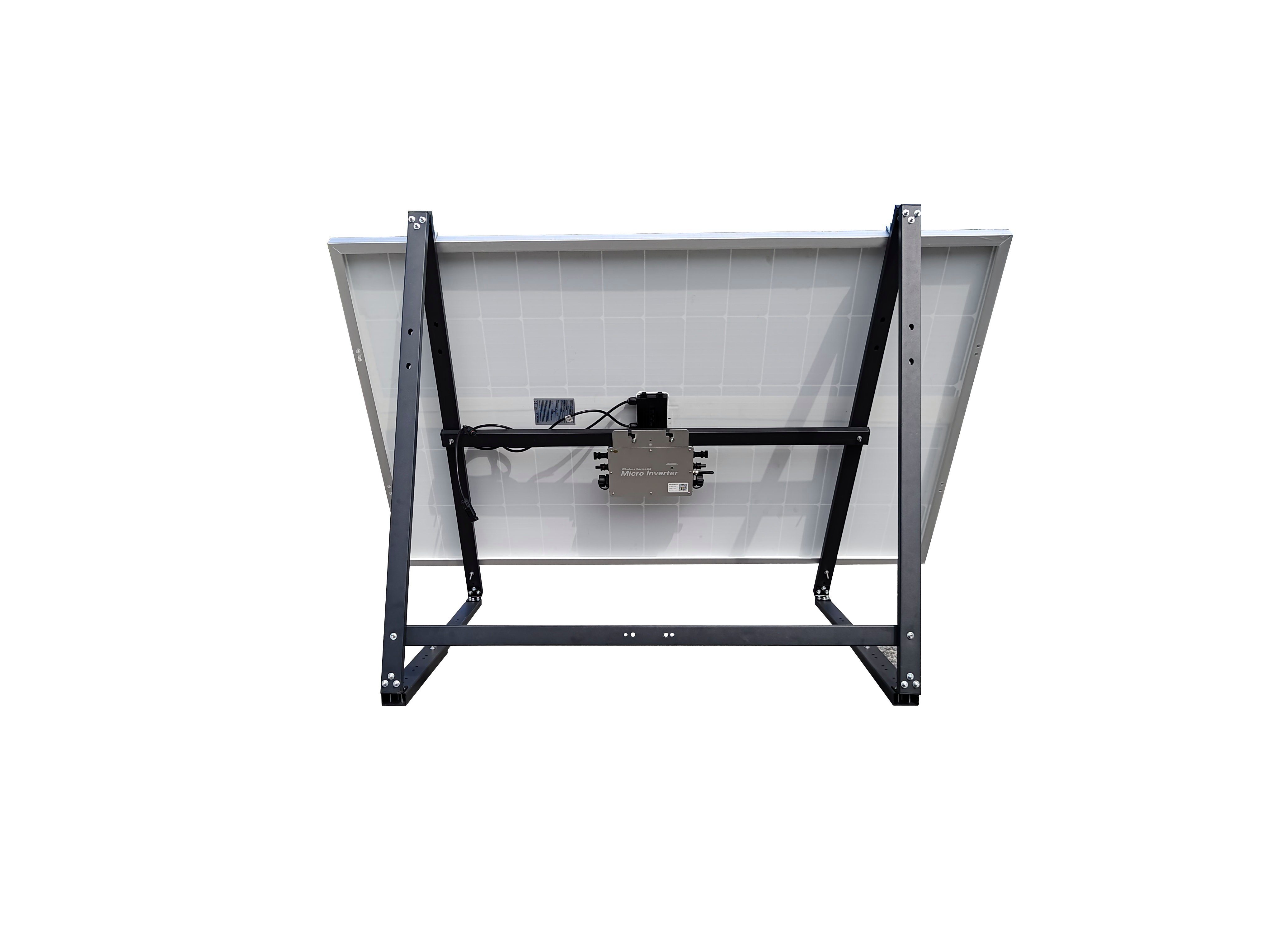 Hyrican Solarmodul-Halterung Montage-Kit multifunktional, (bis 52 Zoll, Stahlprofile, U-Bügel, Schrauben)