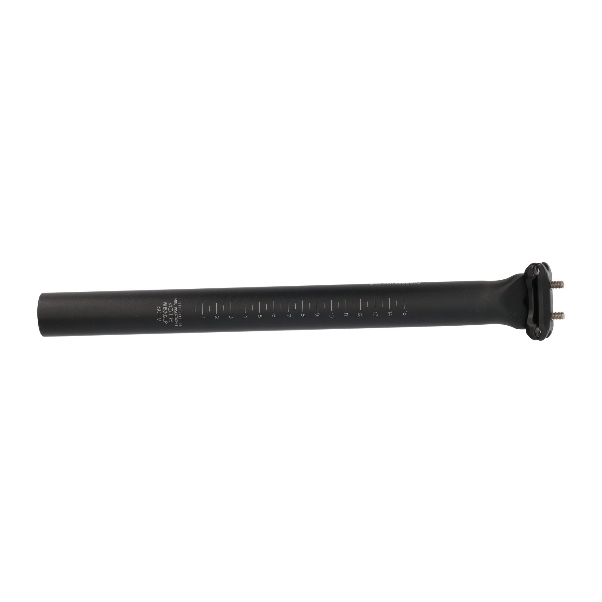 Ergotec Sattelstütze Sattelstütze Steppenwolf 316mm schwarz 350 mm Aluminium