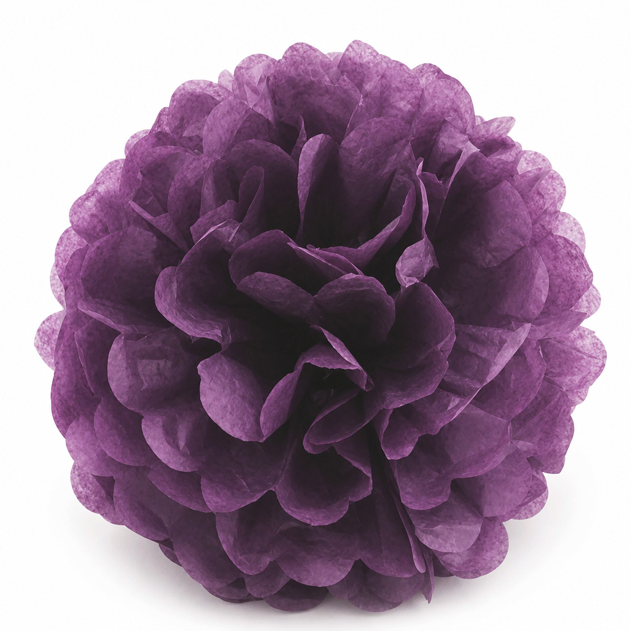 Creativery Pompon, Pompon 50cm XXL Papier 1 Stück Lila
