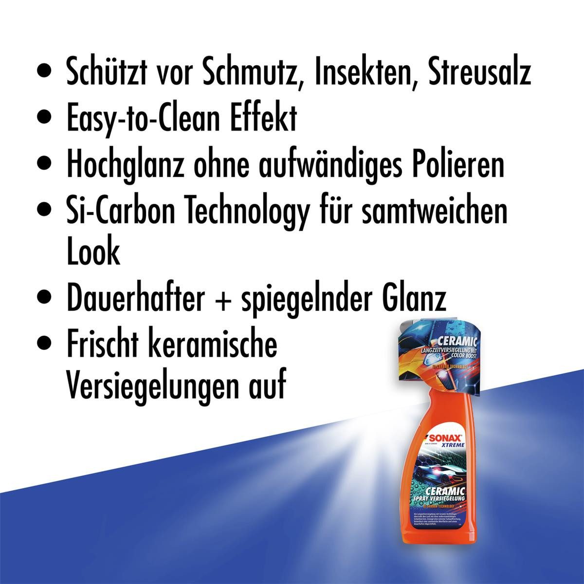 Sonax Lackpolitur SONAX XTREME Ceramic Spray Versiegelung 750 ml Autopolitur, Sonax Xtreme Ceramic Spray Versiegelung 750ml Autopolitur