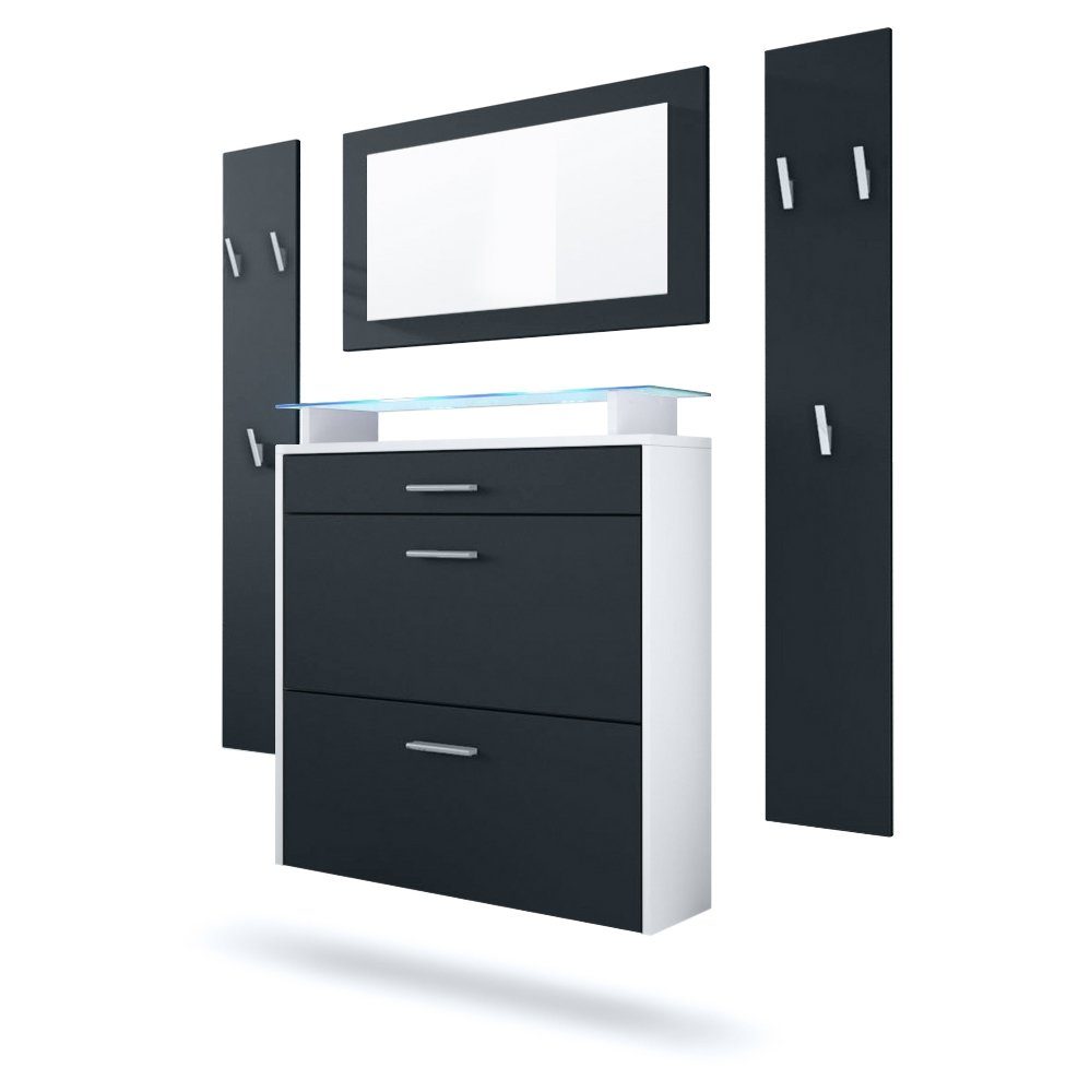 Vladon Garderoben-Set Malea, (Garderobenset bestehend aus 1 Hängeschuhschra günstig online kaufen