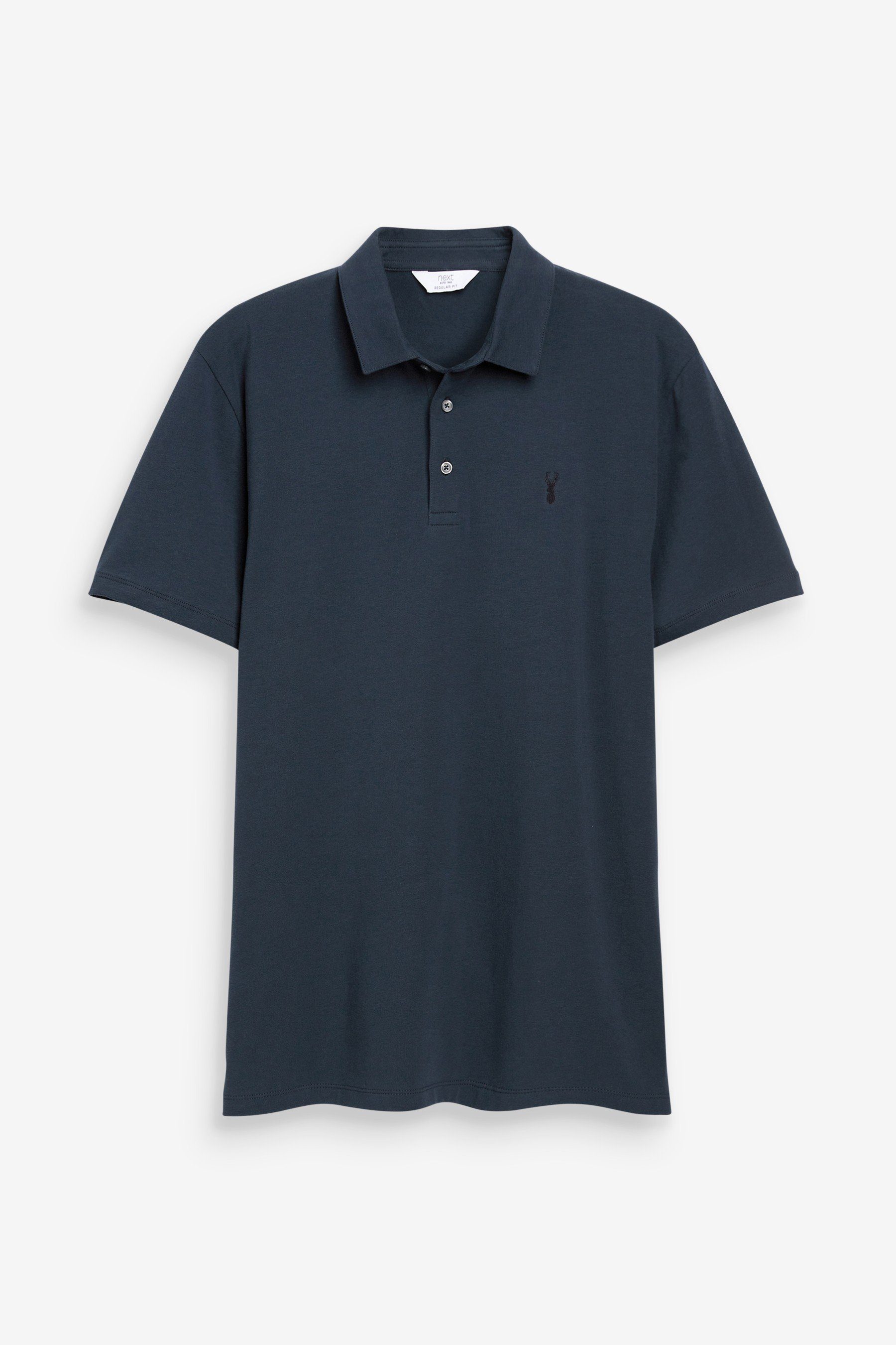Jersey Poloshirt im aus Poloshirts 3er-Pack (3-tlg) Next Blue/Grey/Black