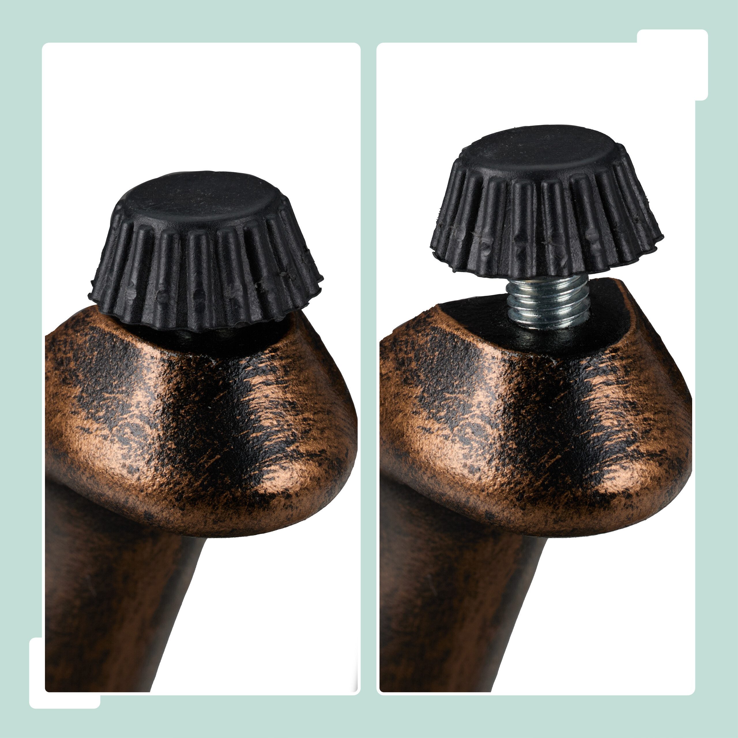 relaxdays Gartentisch Antiker Gartentisch Aluminium